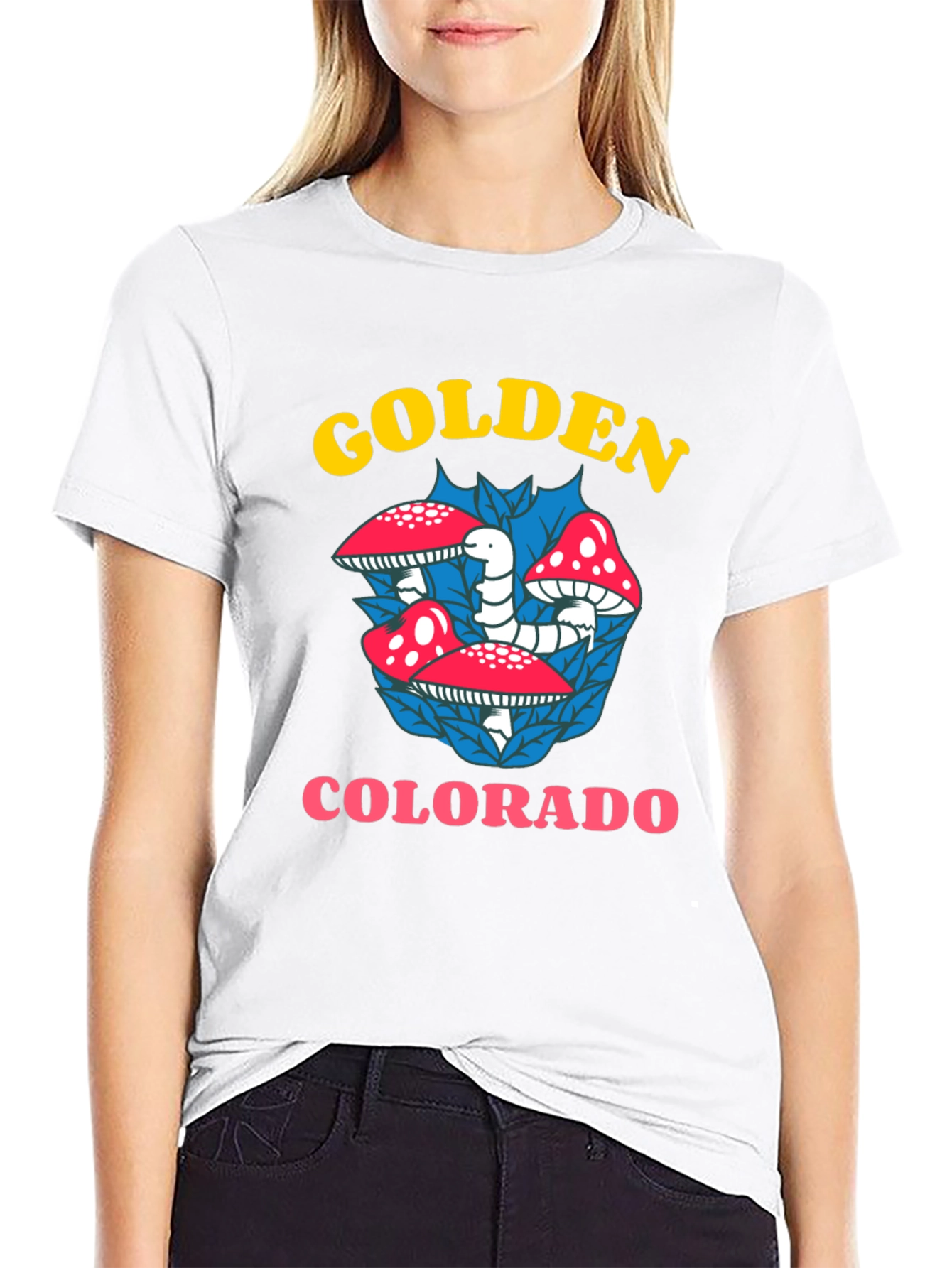 Golden Colorado Mushroom T-Shirt