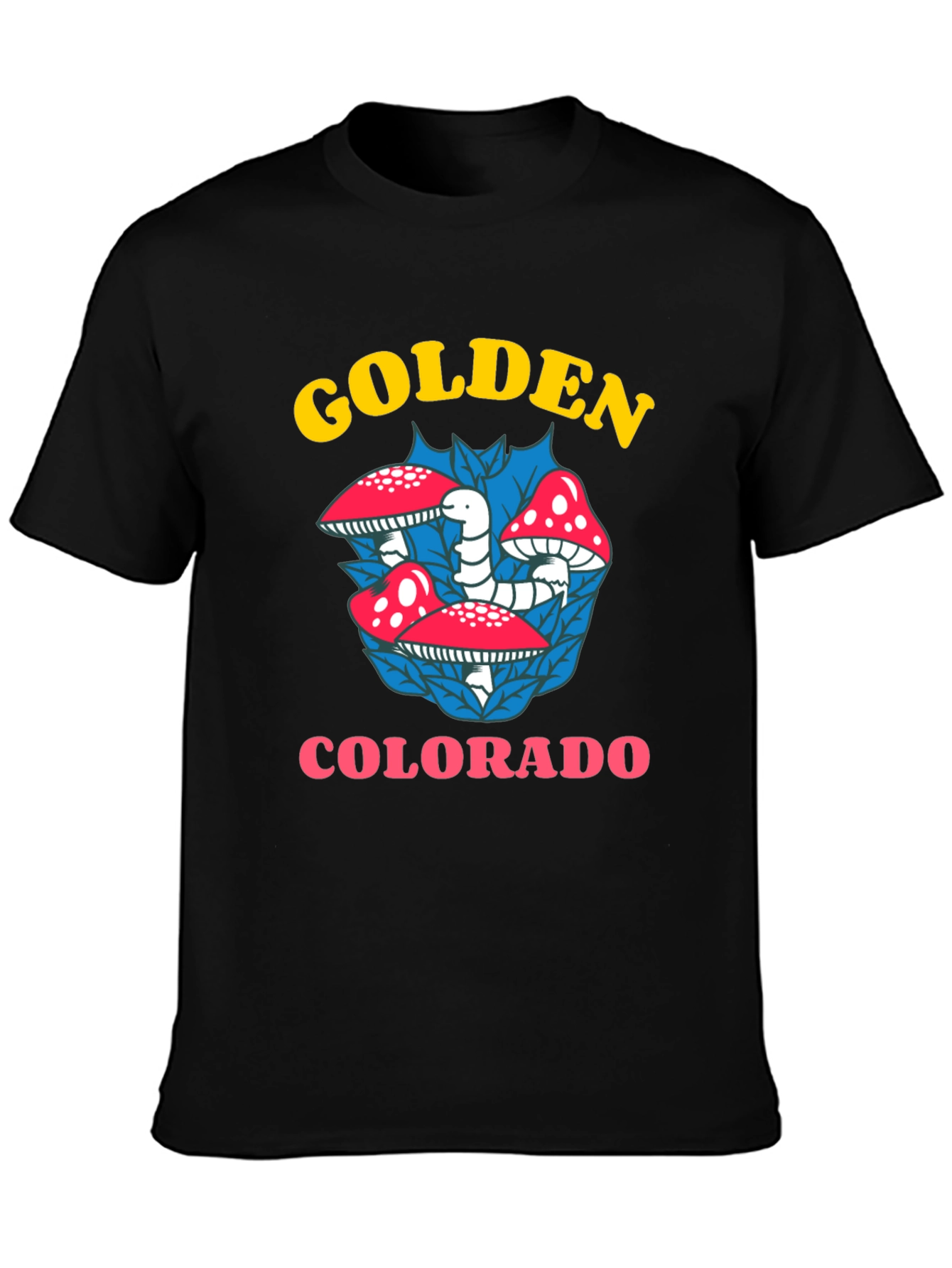 Golden Colorado Mushroom T-Shirt