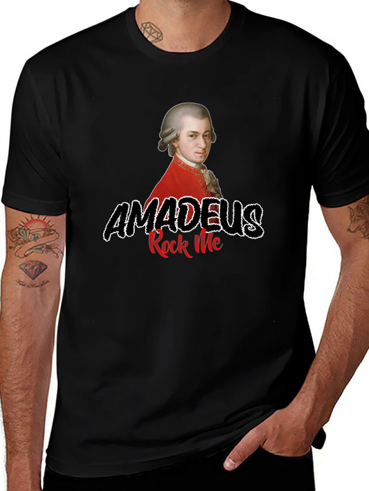 Amadeus Rock Me Black T-Shirt