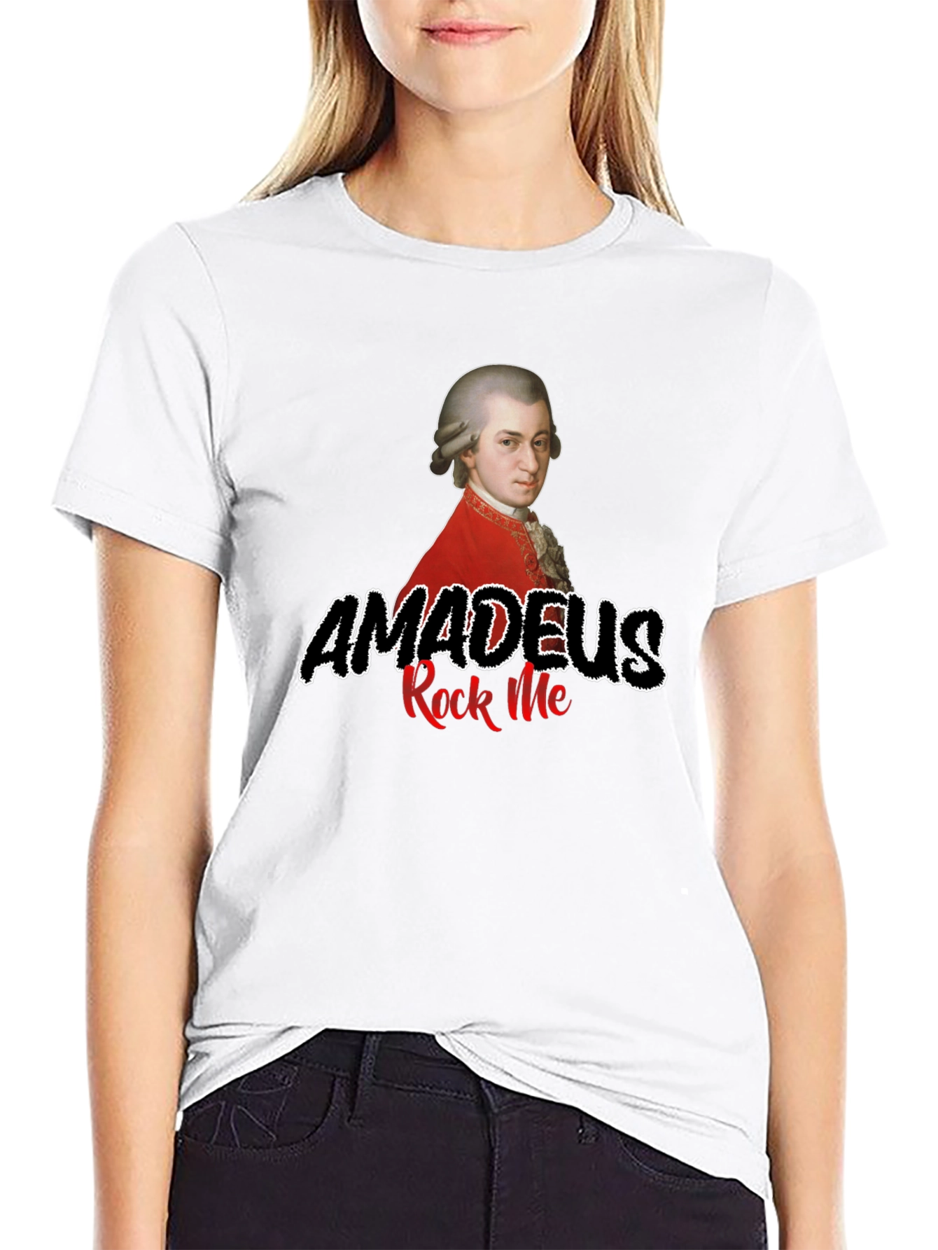 Amadeus Rock Me Black T-Shirt