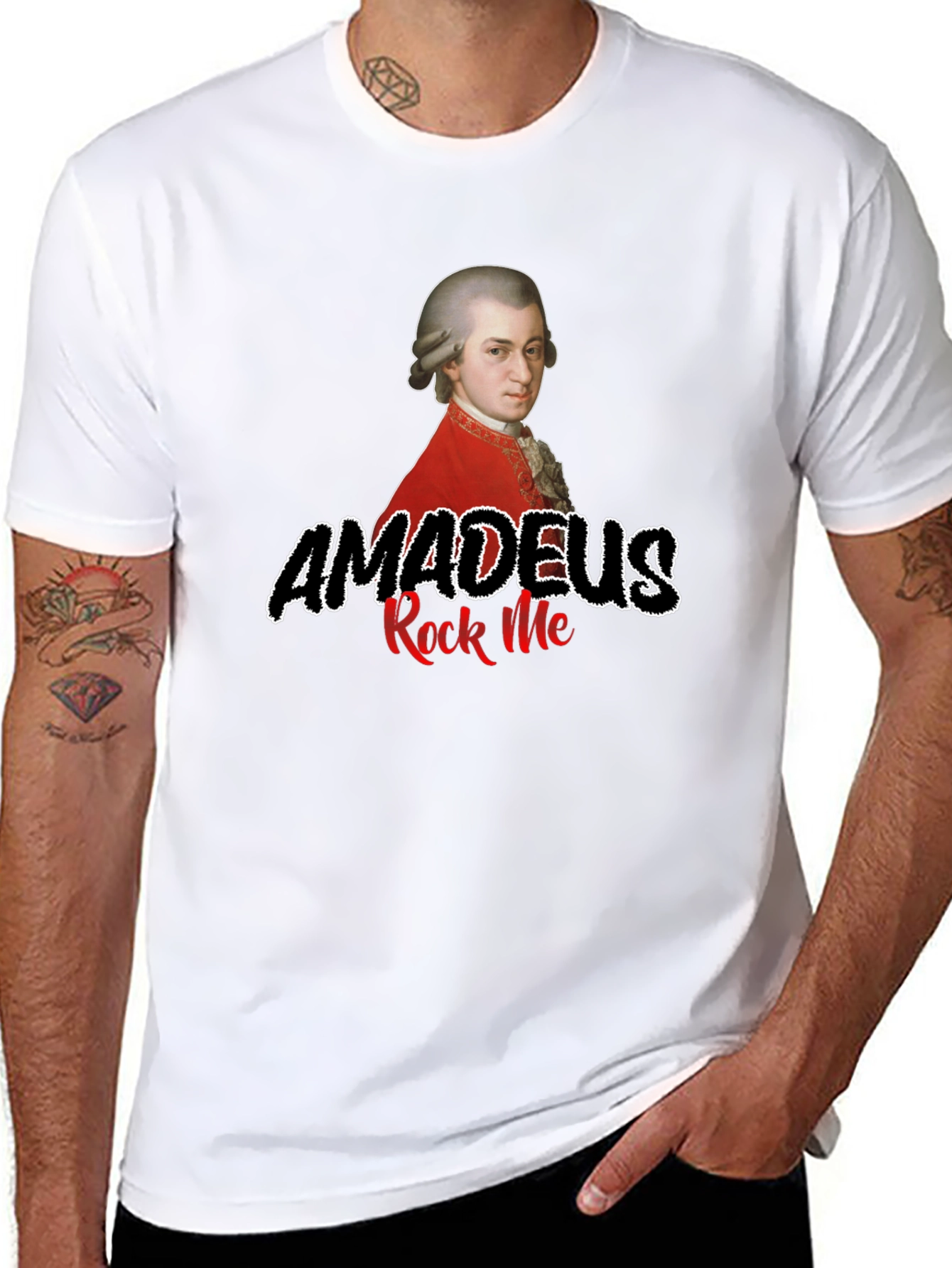 Amadeus Rock Me Black T-Shirt