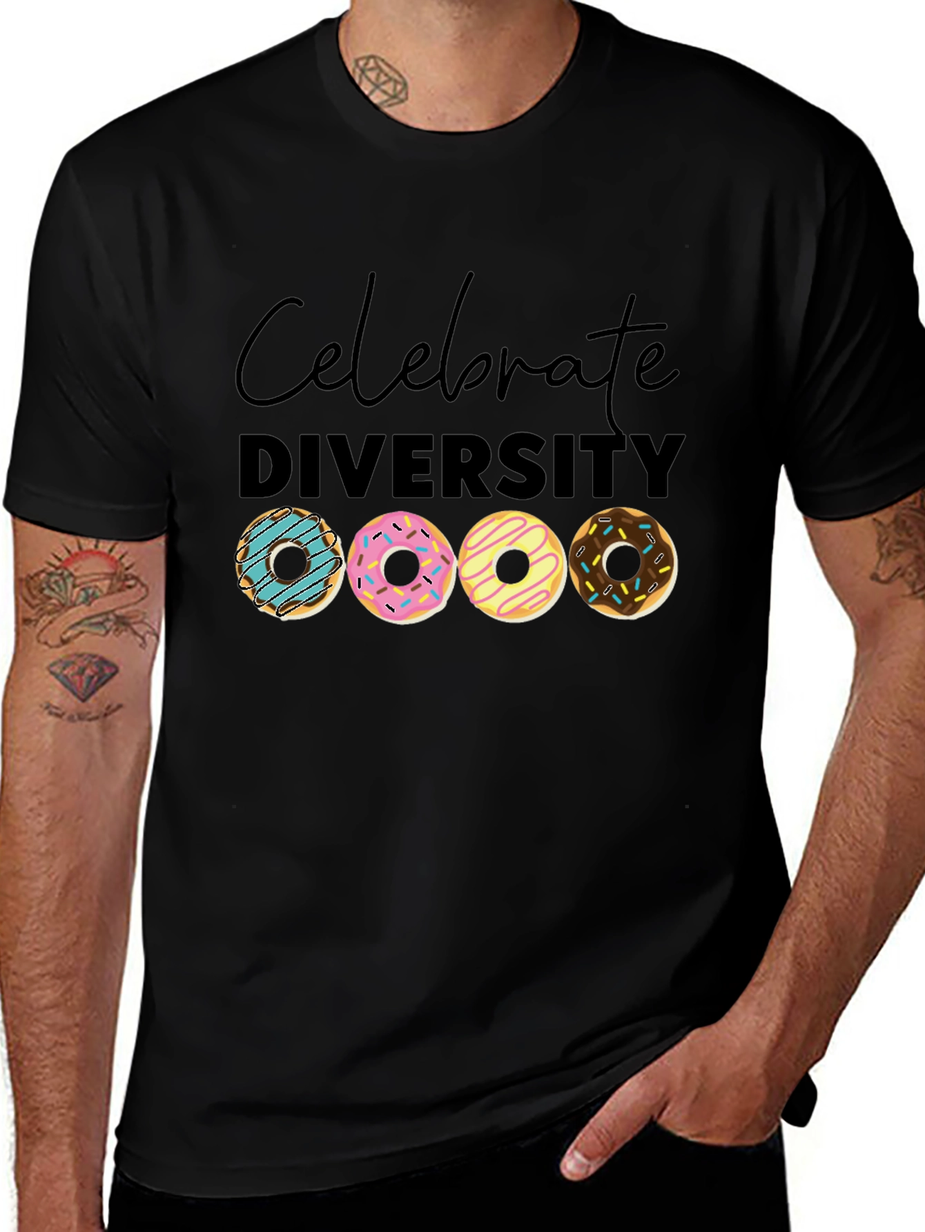 Celebrate Diversity Donut T-Shirt