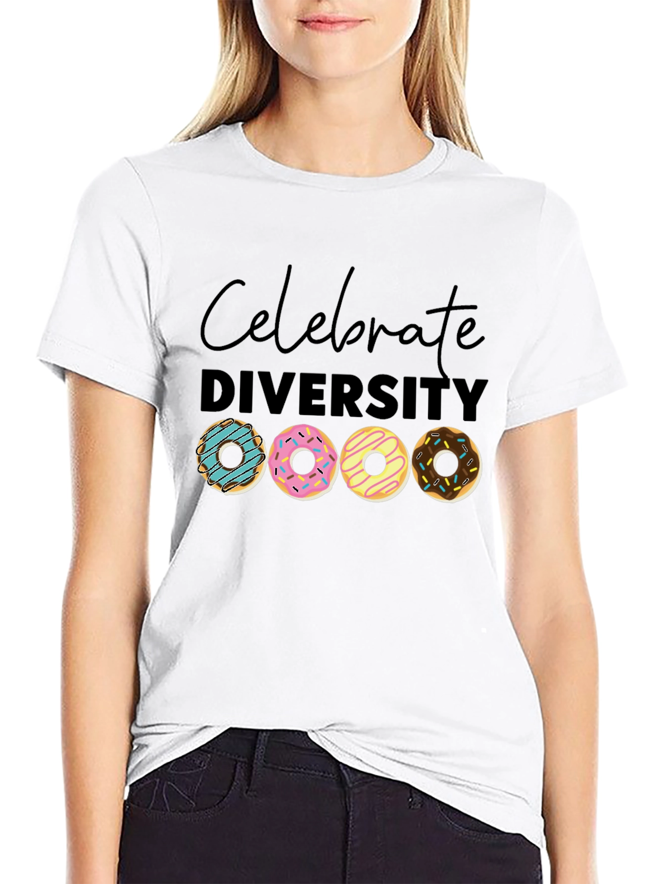 Celebrate Diversity Donut T-Shirt