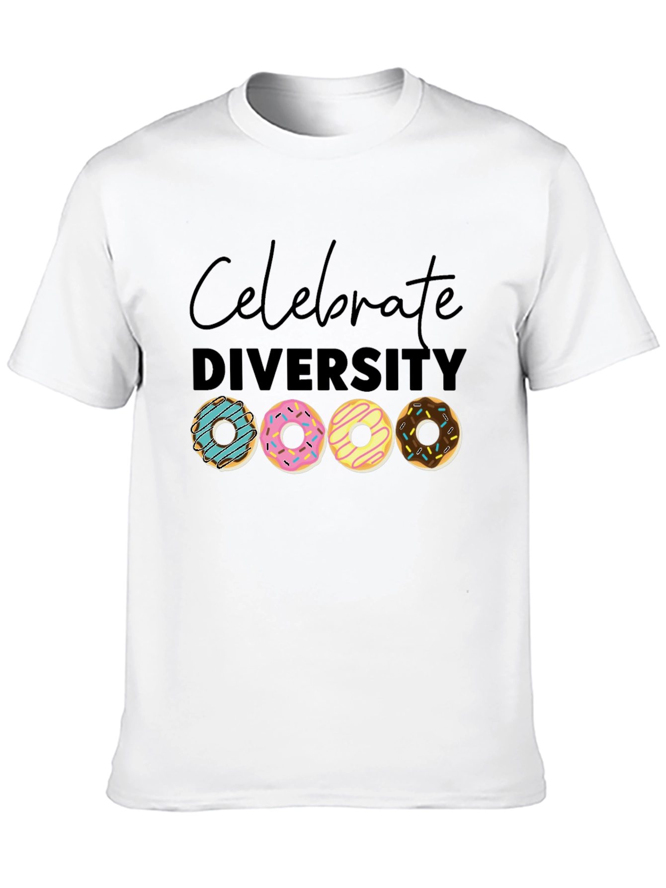 Celebrate Diversity Donut T-Shirt