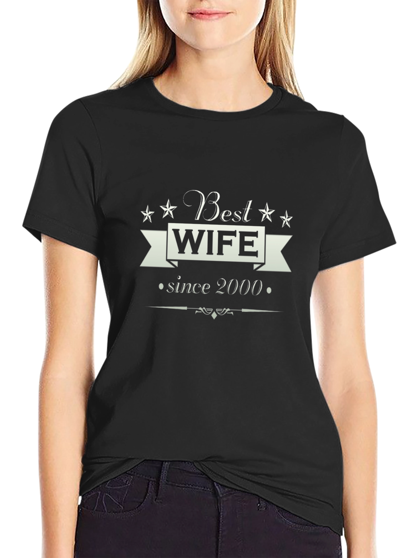 Best Wife Since 2000 Black T-Shirt