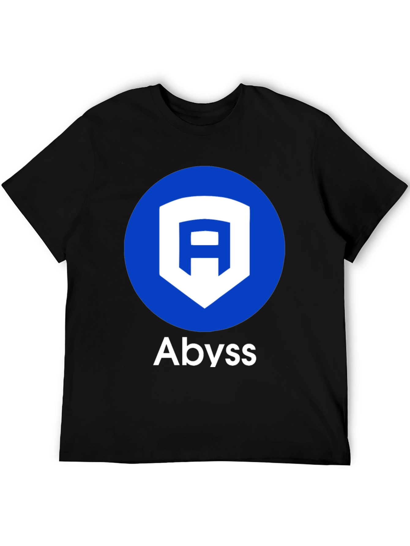 Abyss Logo Graphic Tee - Casual Black T-Shirt