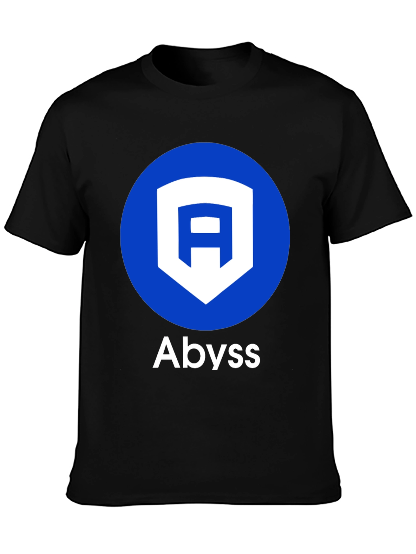 Abyss Logo Graphic Tee - Casual Black T-Shirt