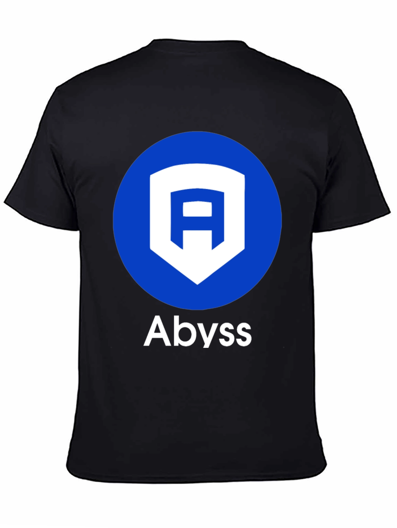 Abyss Logo Graphic Tee - Casual Black T-Shirt