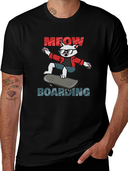 Cool Cat Skateboard T-Shirt