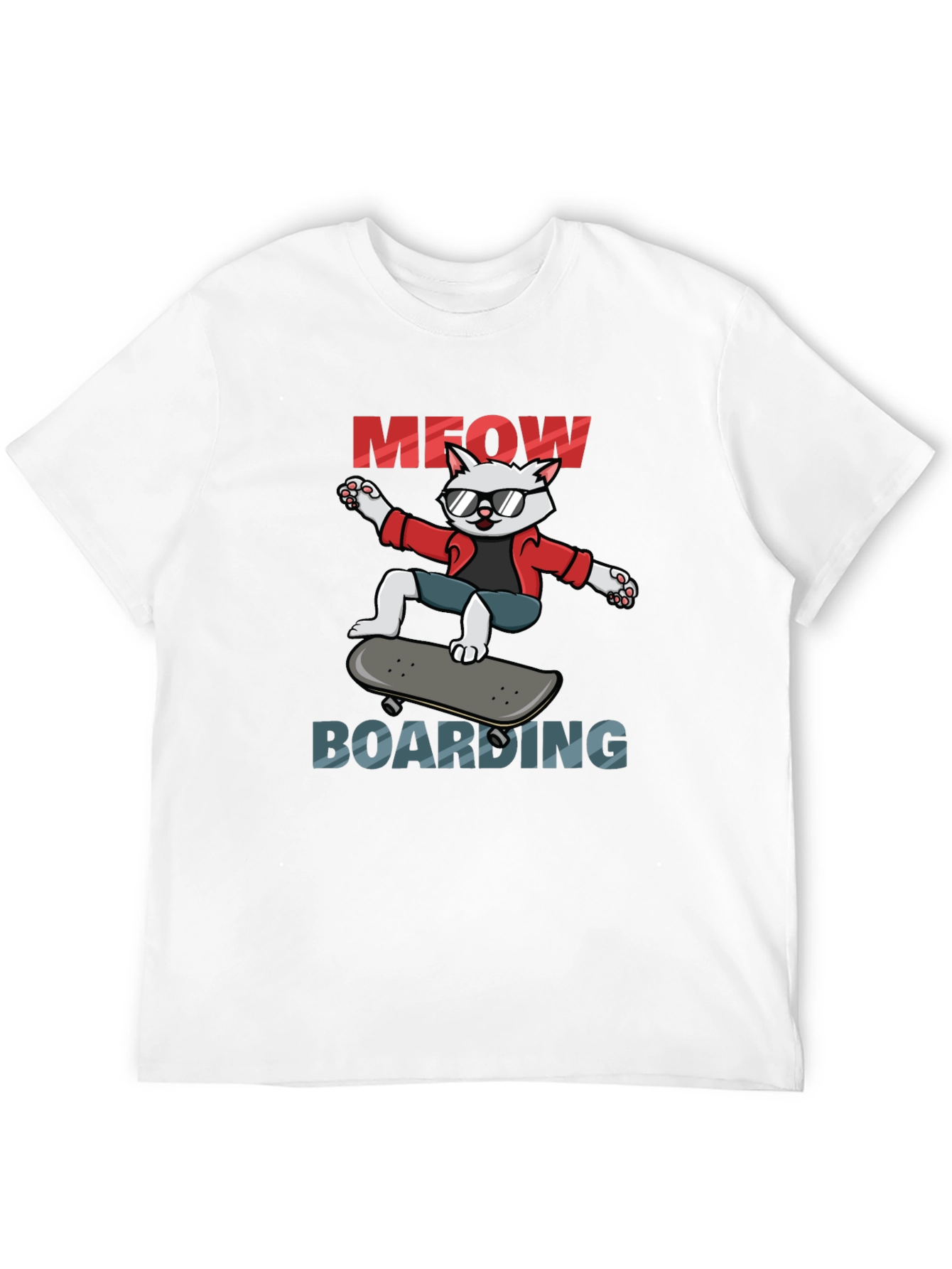 Cool Cat Skateboard T-Shirt