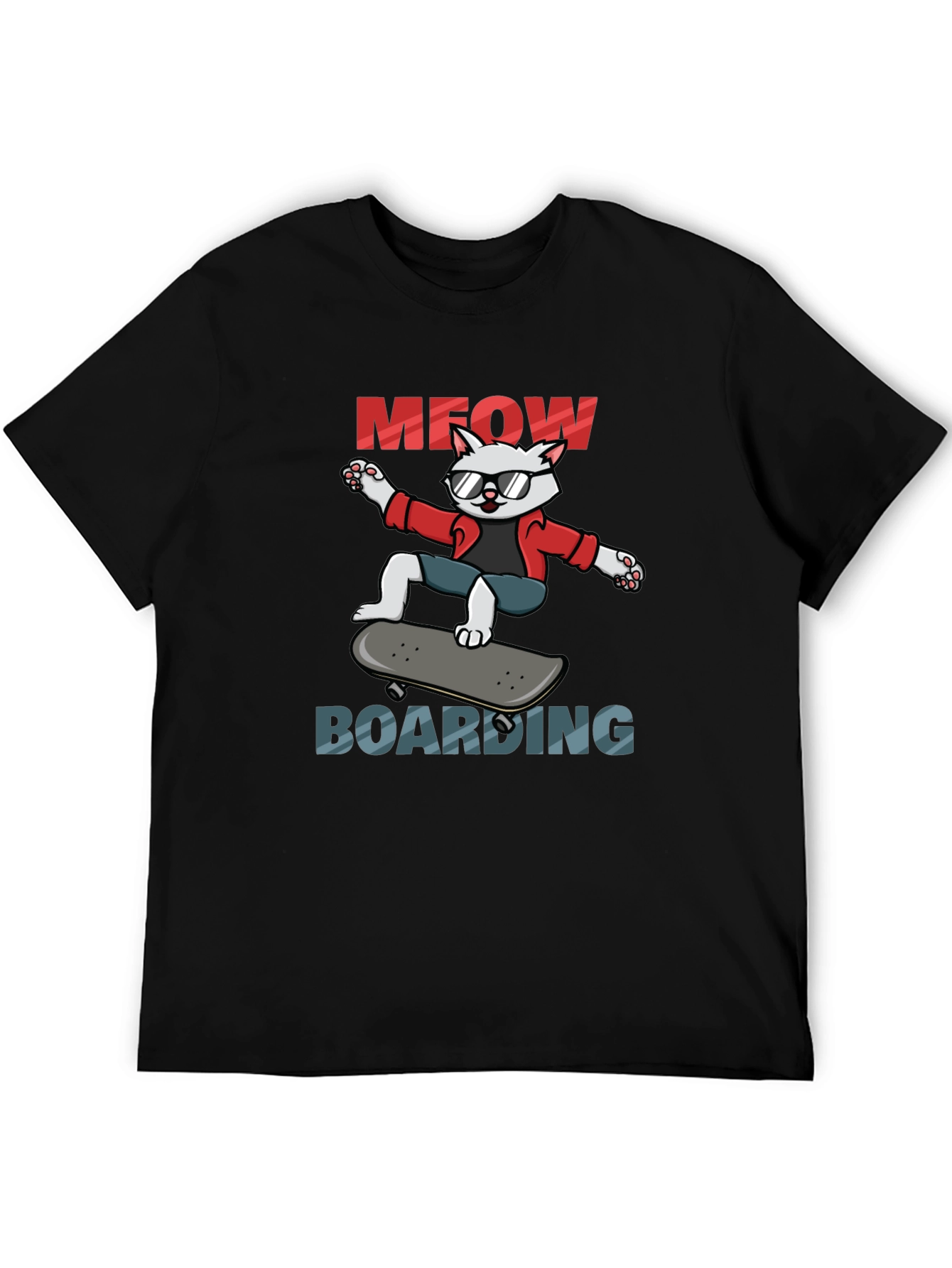 Cool Cat Skateboard T-Shirt