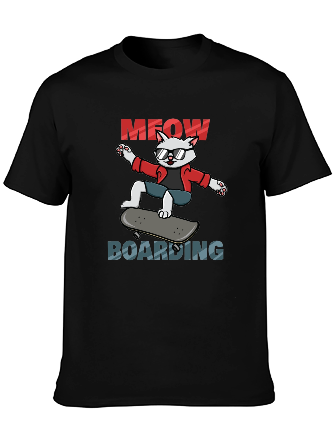 Cool Cat Skateboard T-Shirt