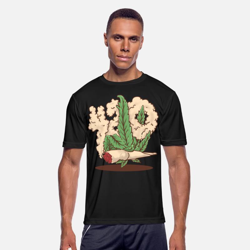 420 hemp hand holding a cannabis joint cartoon