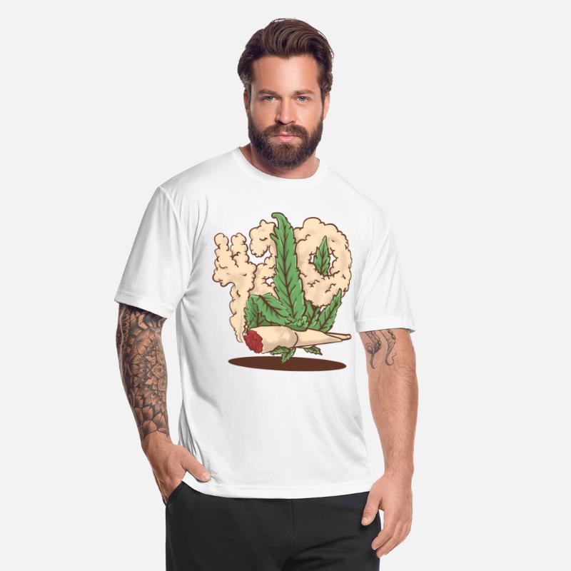 420 hemp hand holding a cannabis joint cartoon