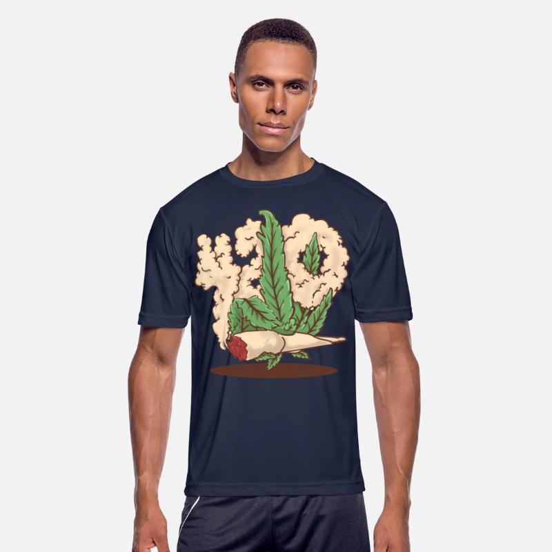 420 hemp hand holding a cannabis joint cartoon