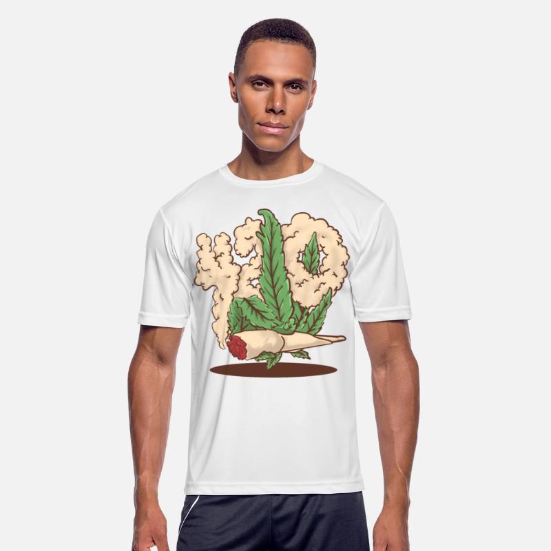 420 hemp hand holding a cannabis joint cartoon