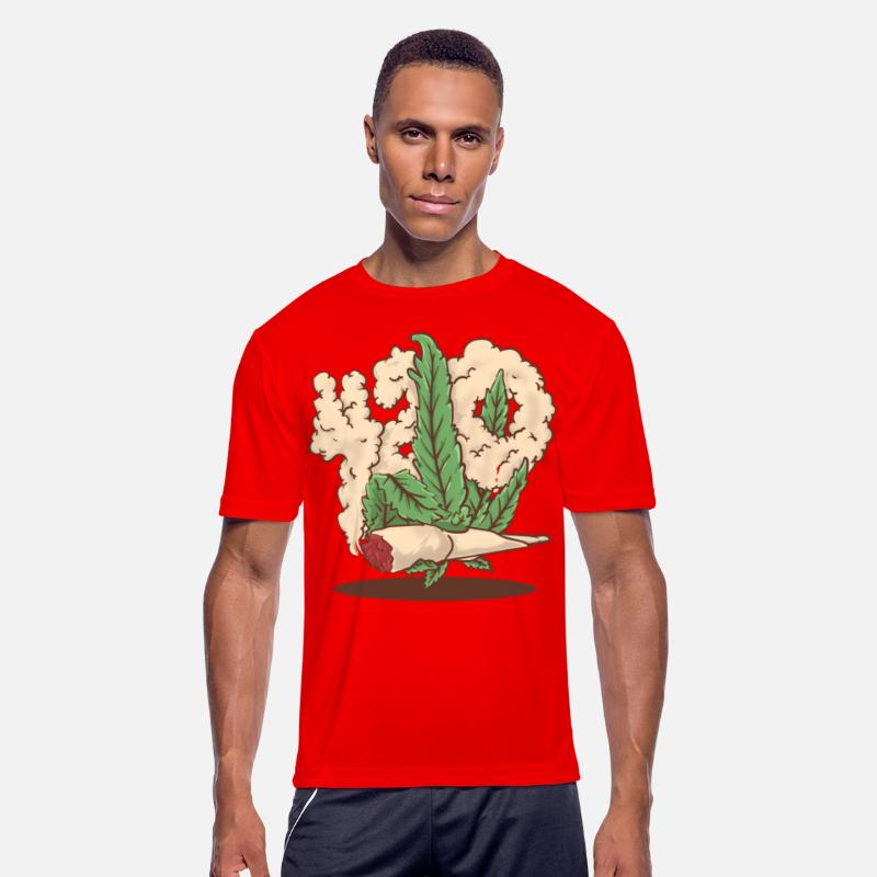 420 hemp hand holding a cannabis joint cartoon