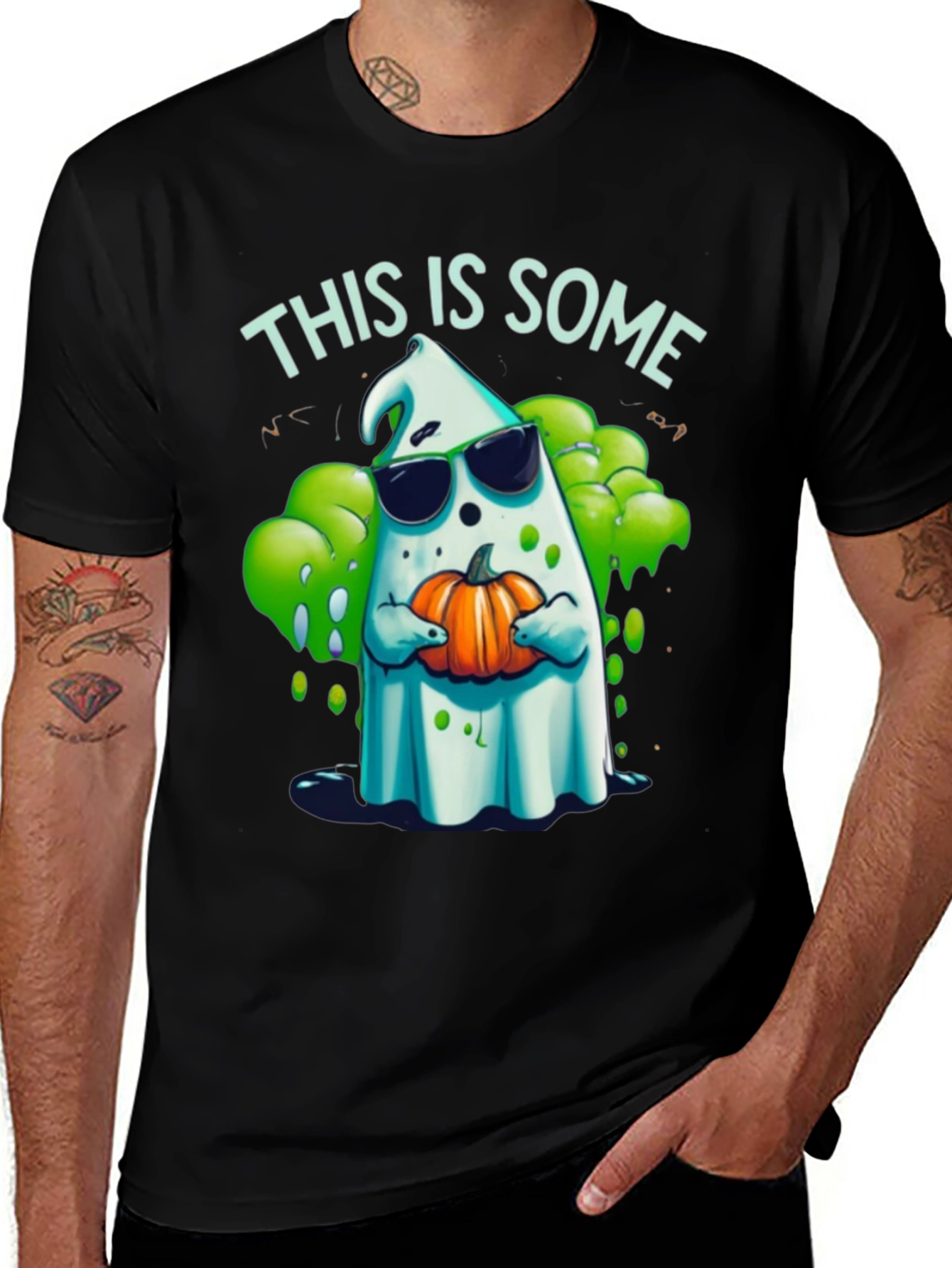 Spooky Ghost Halloween T-Shirt