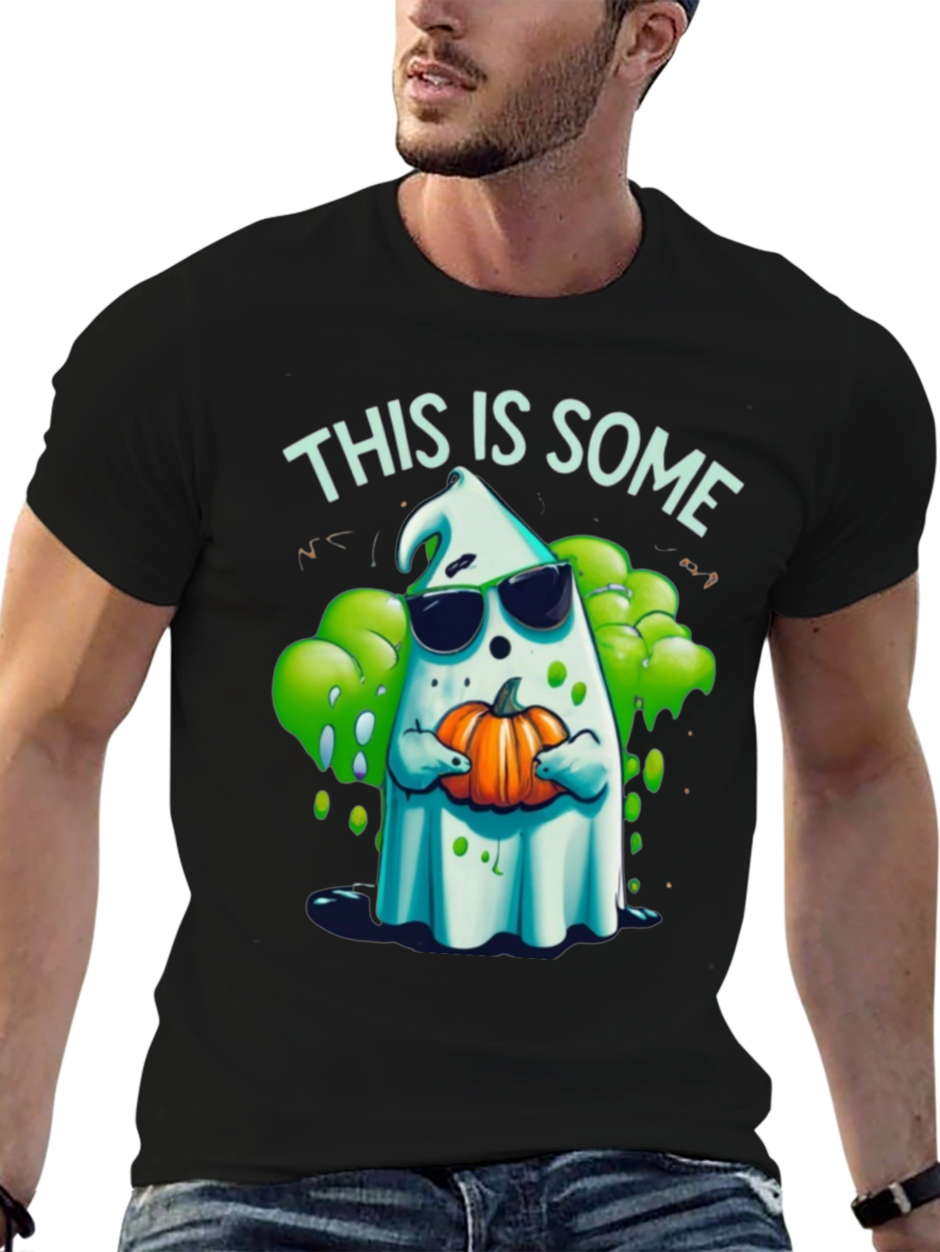 Spooky Ghost Halloween T-Shirt