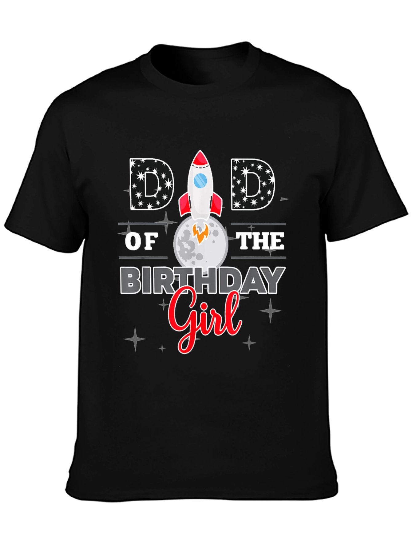 Dad of the Birthday Girl Graphic T-Shirt