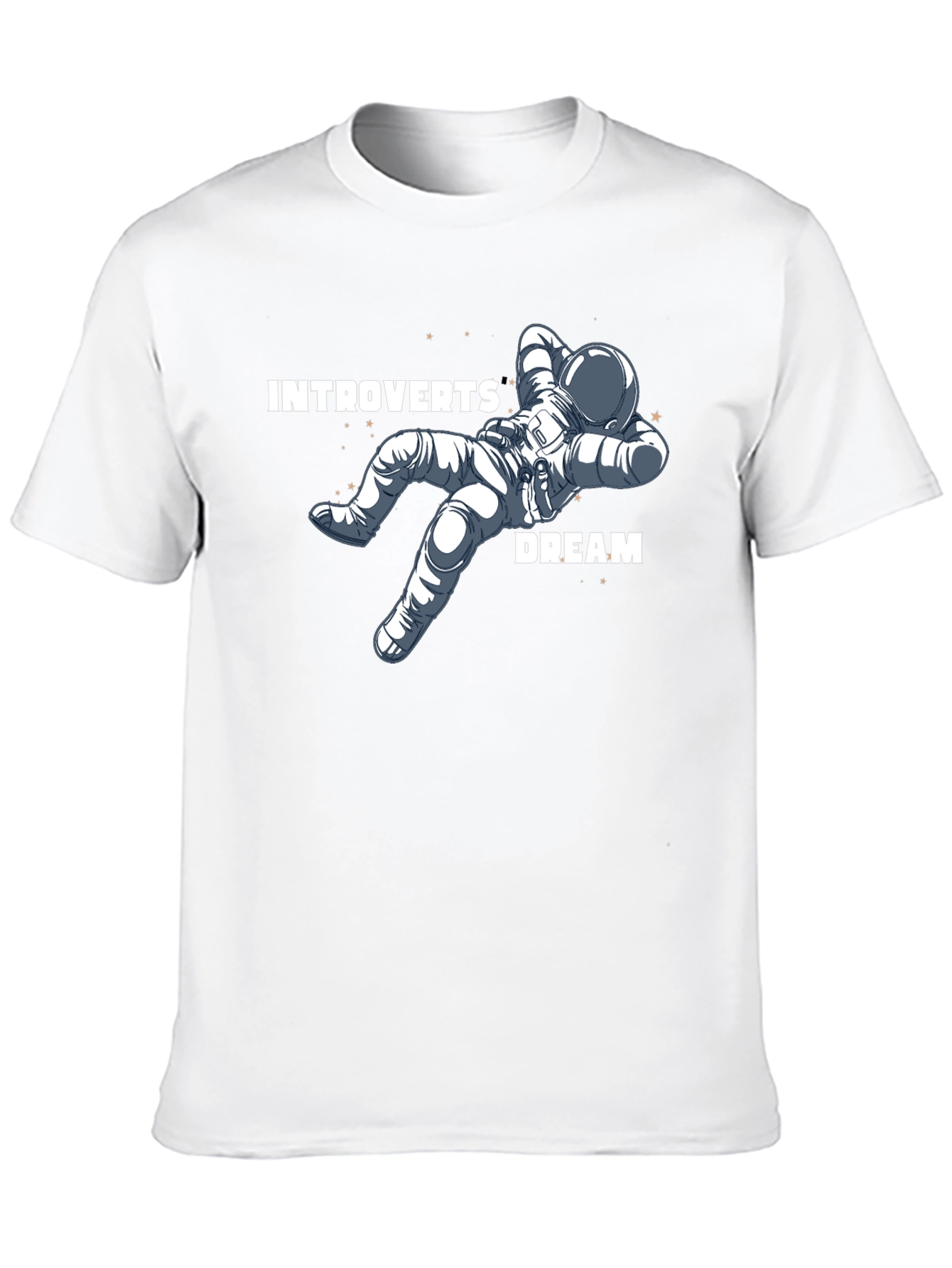 Introverts Dream Relaxing Astronaut T-Shirt