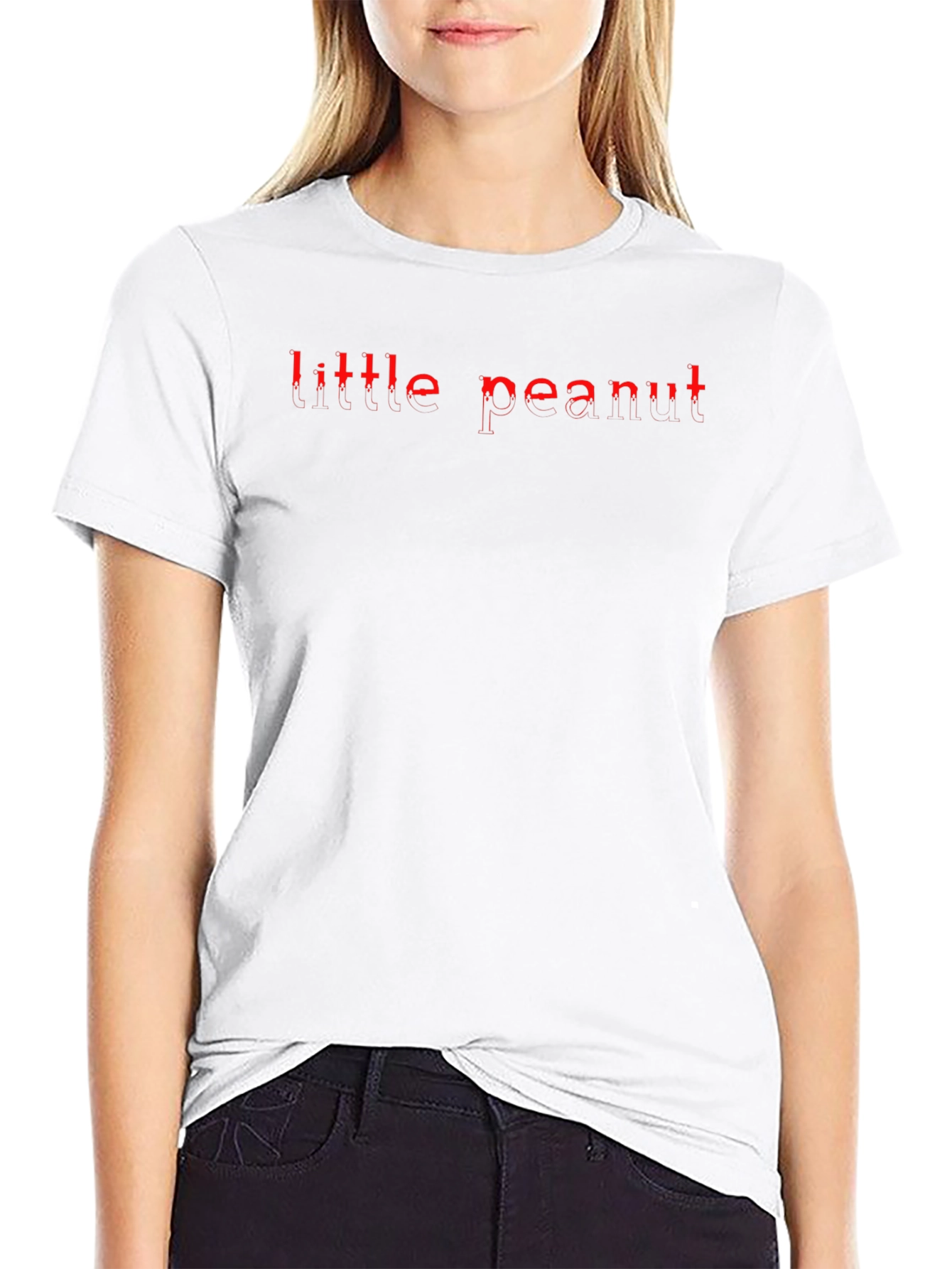 Little Peanut Graphic Tee - Black