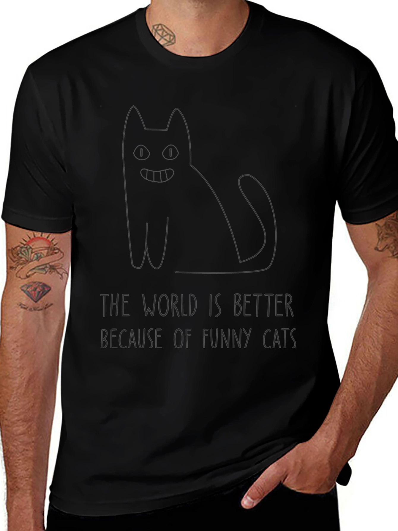 Funny Cats T-Shirt - Better World Tee