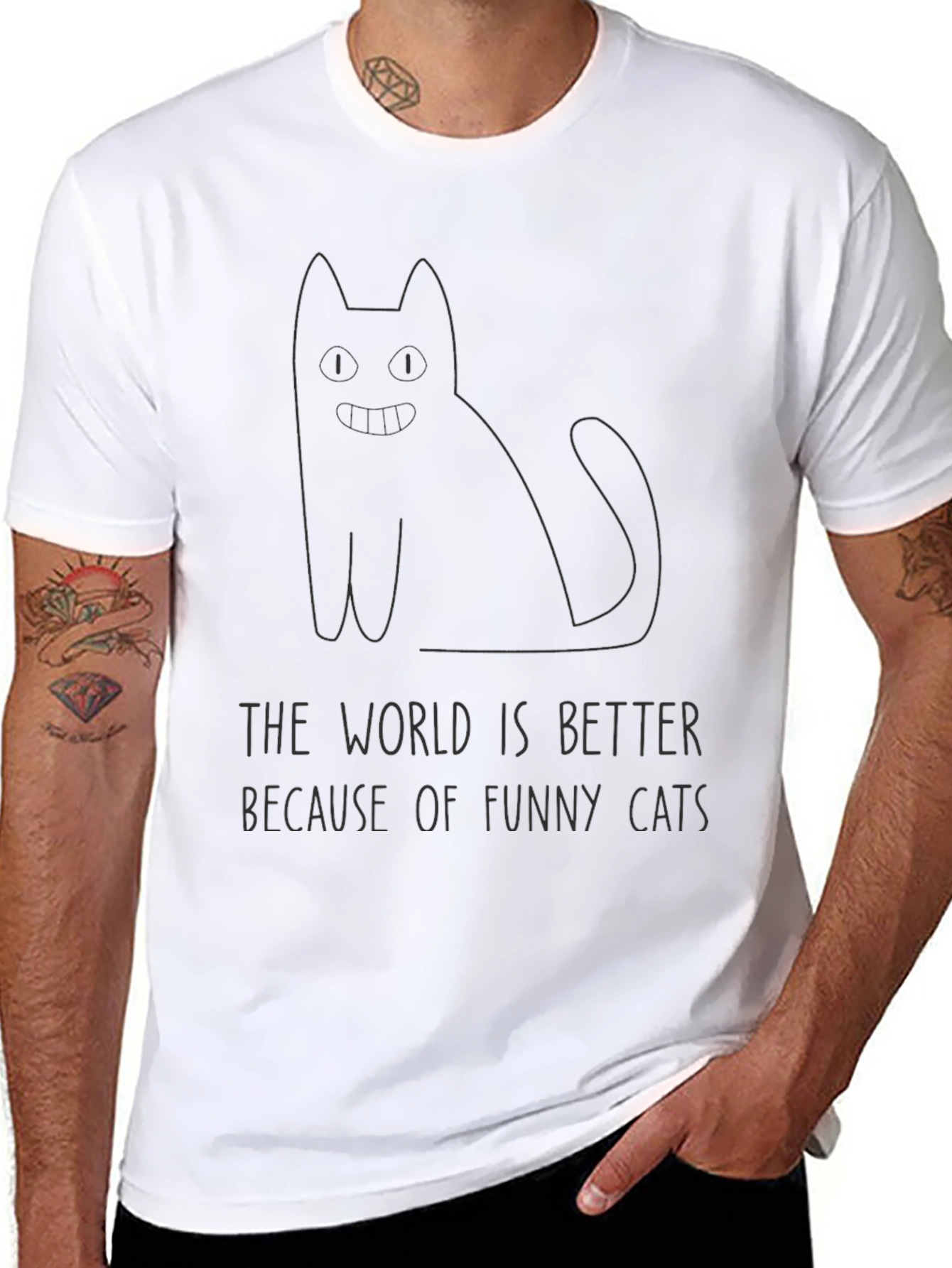 Funny Cats T-Shirt - Better World Tee