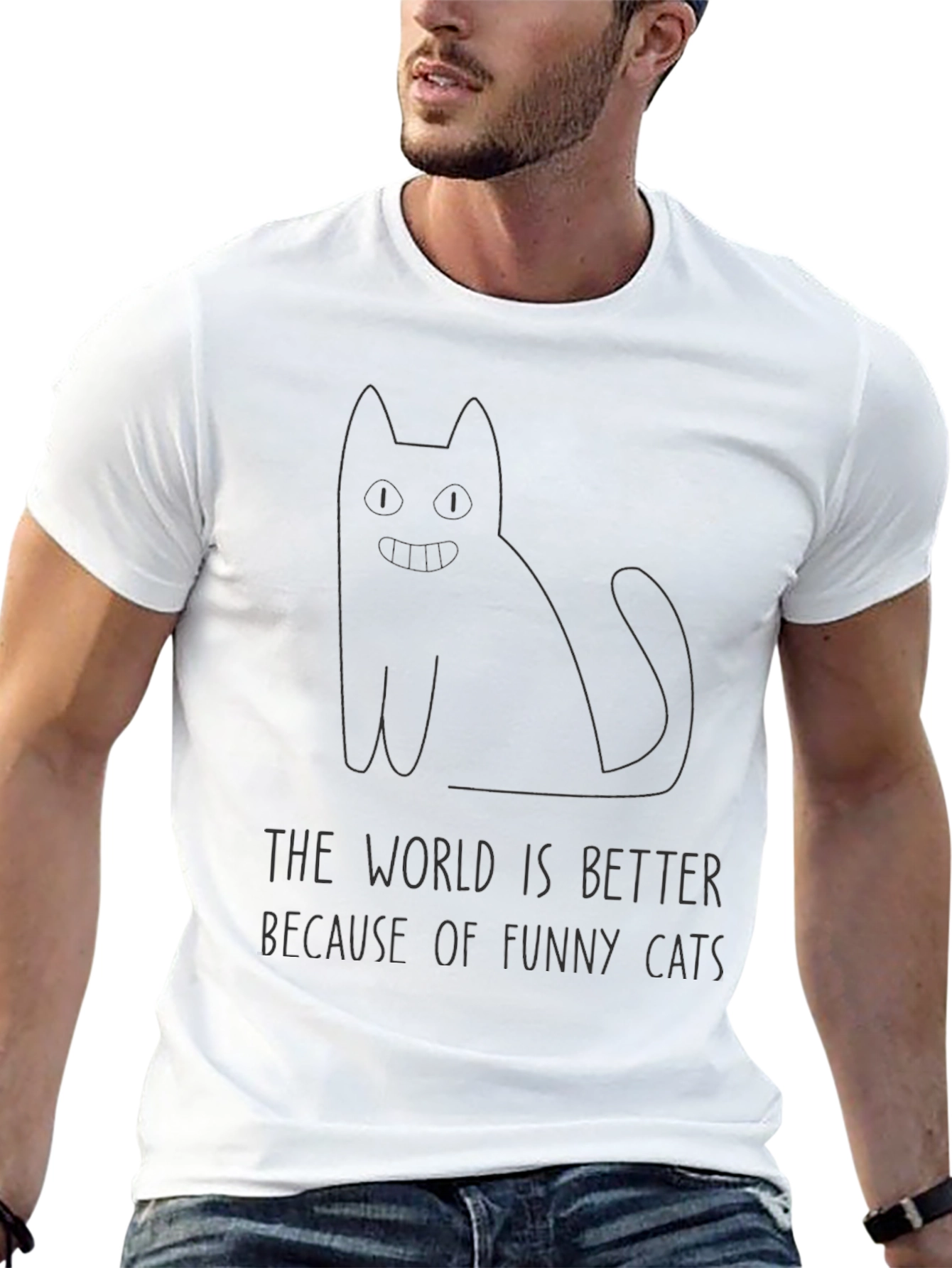 Funny Cats T-Shirt - Better World Tee