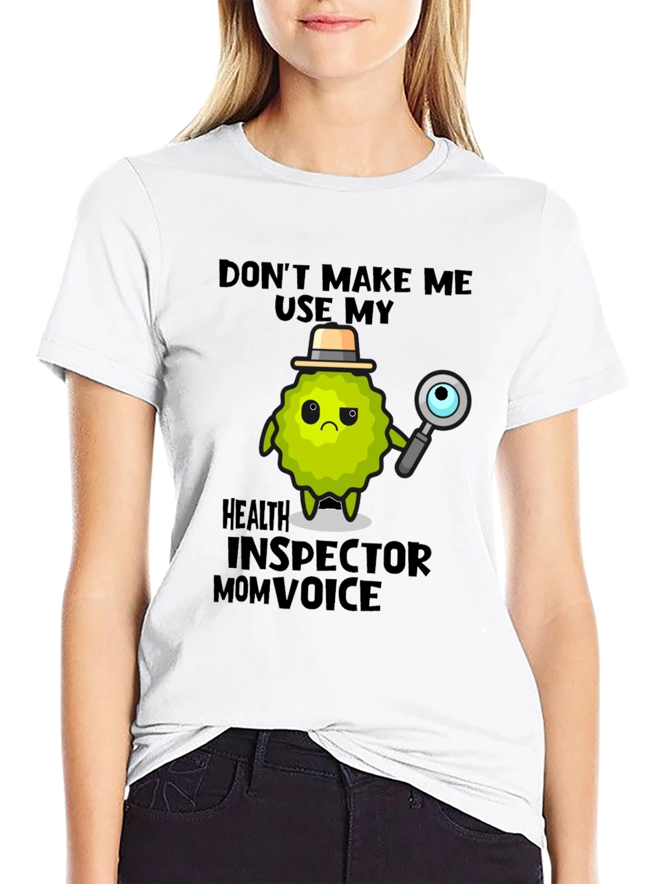 Health Inspector Mom Voice Novelty T-Shirt