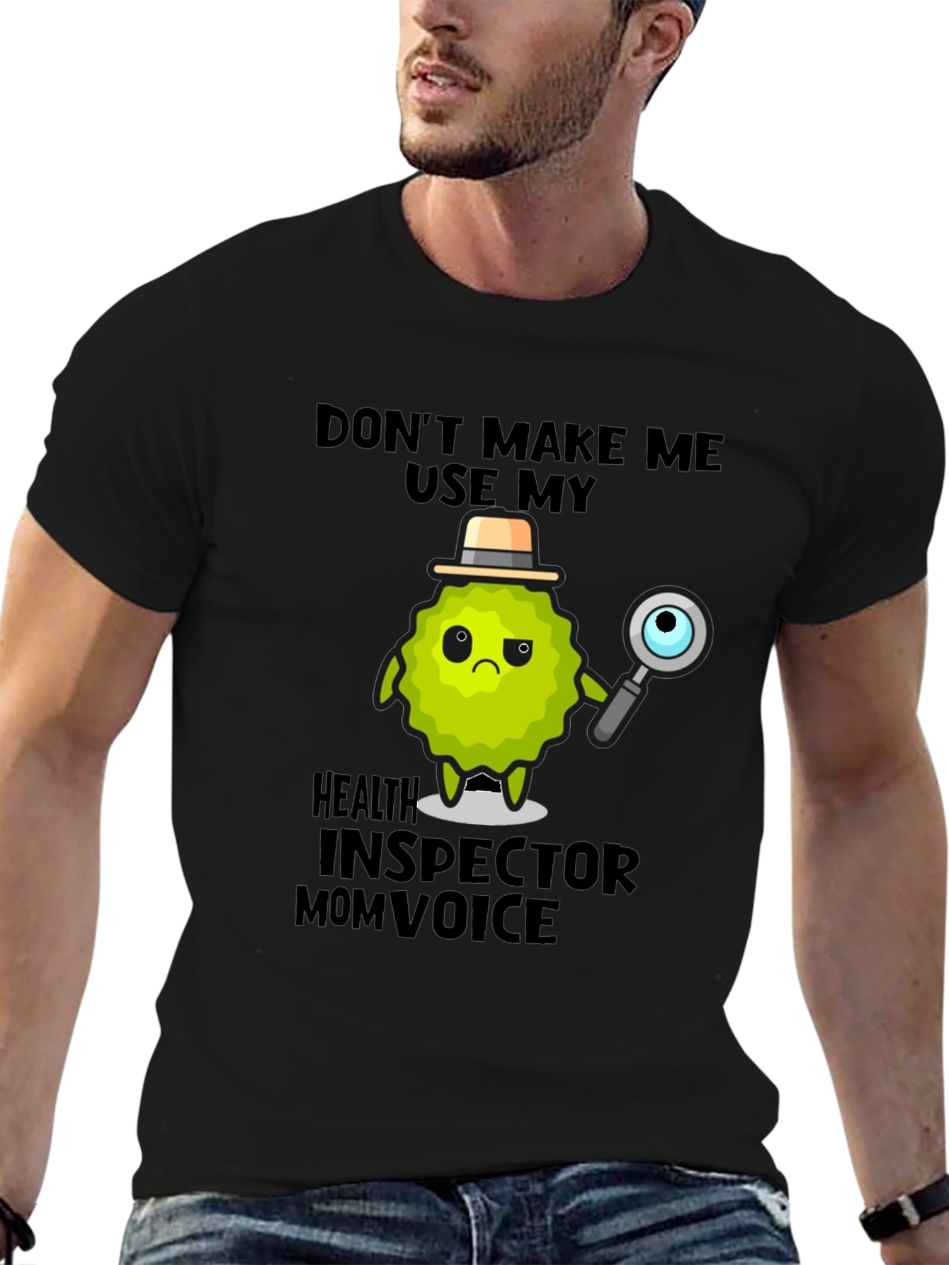 Health Inspector Mom Voice Novelty T-Shirt