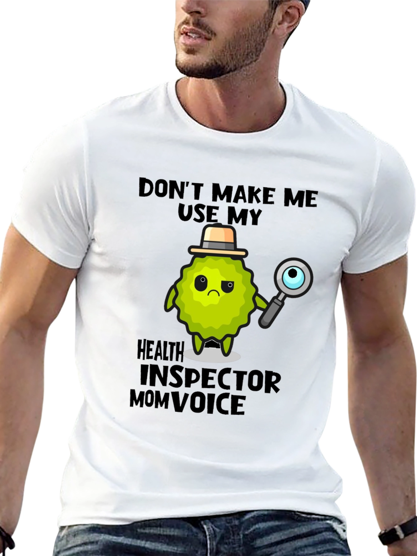 Health Inspector Mom Voice Novelty T-Shirt