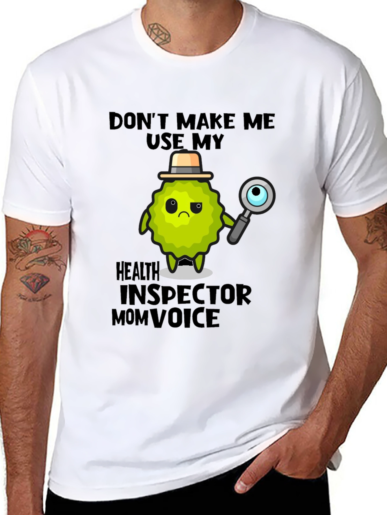 Health Inspector Mom Voice Novelty T-Shirt