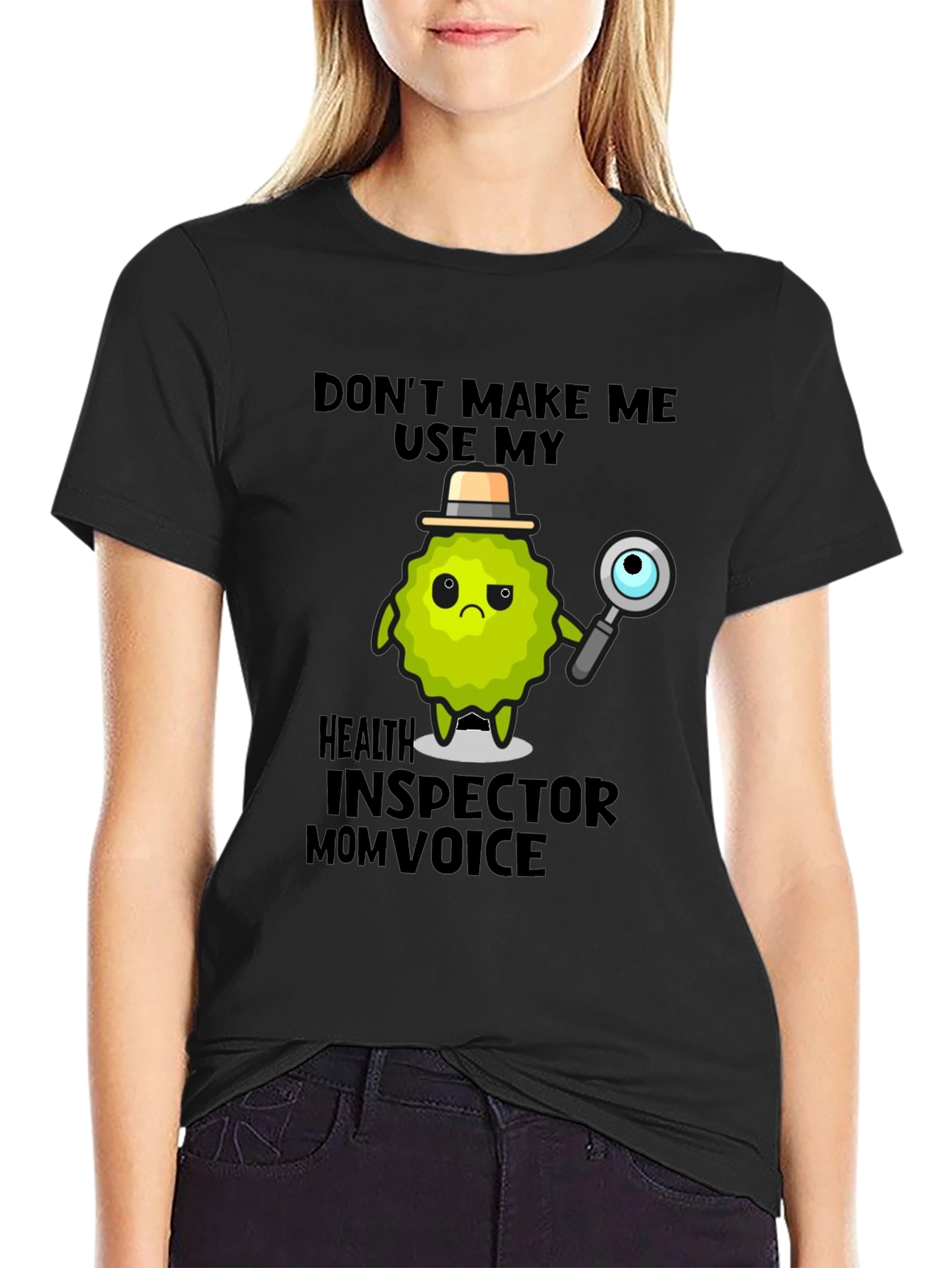 Health Inspector Mom Voice Novelty T-Shirt
