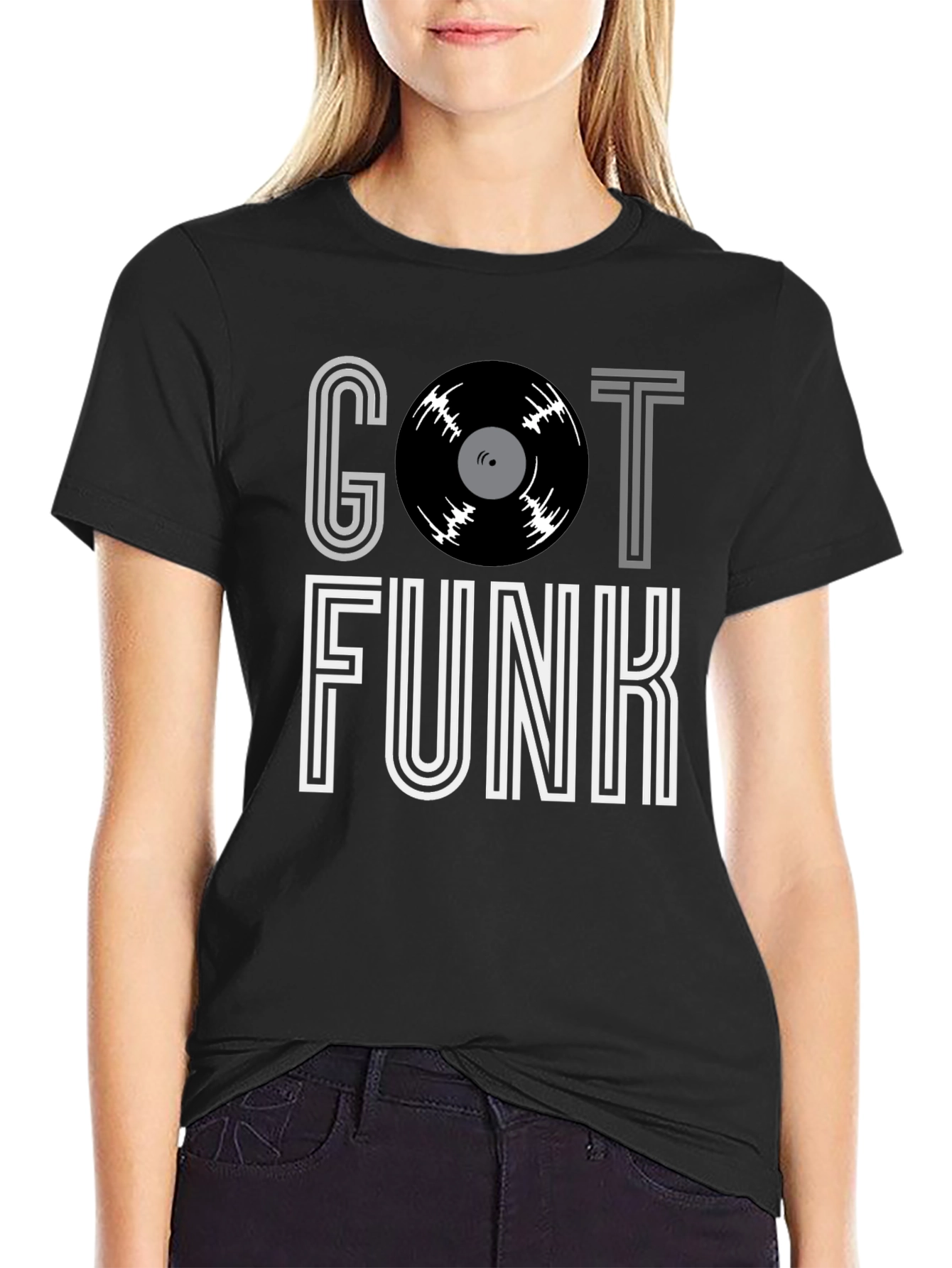 Got Funk Vinyl Record Graphic T-Shirt