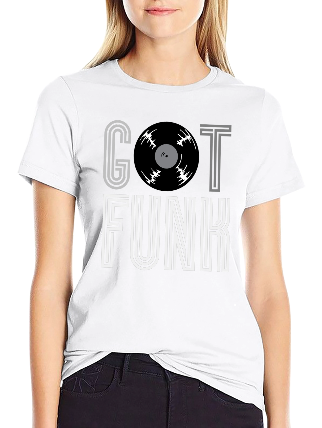 Got Funk Vinyl Record Graphic T-Shirt