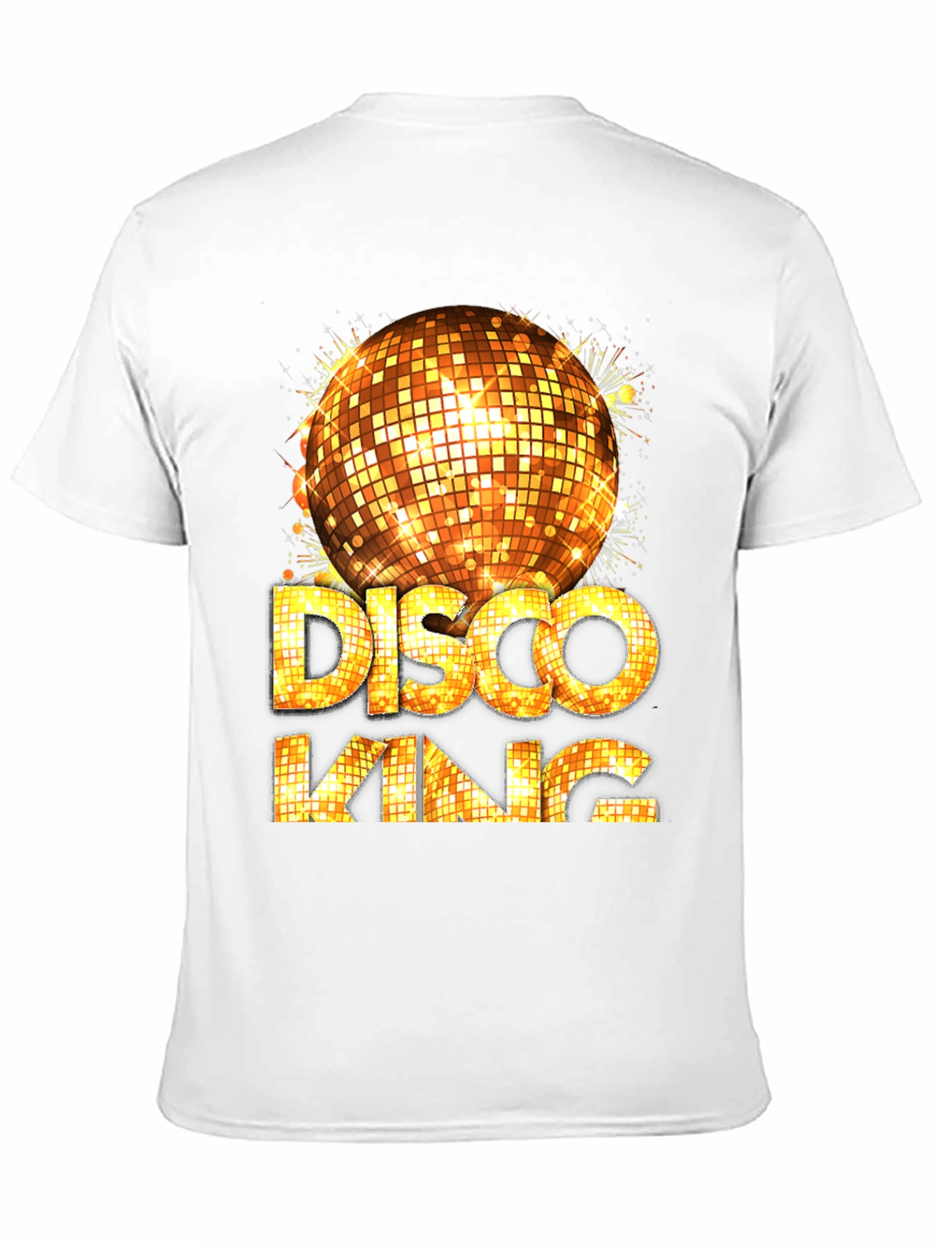 Disco King Graphic Tee - Mens Party Shirt