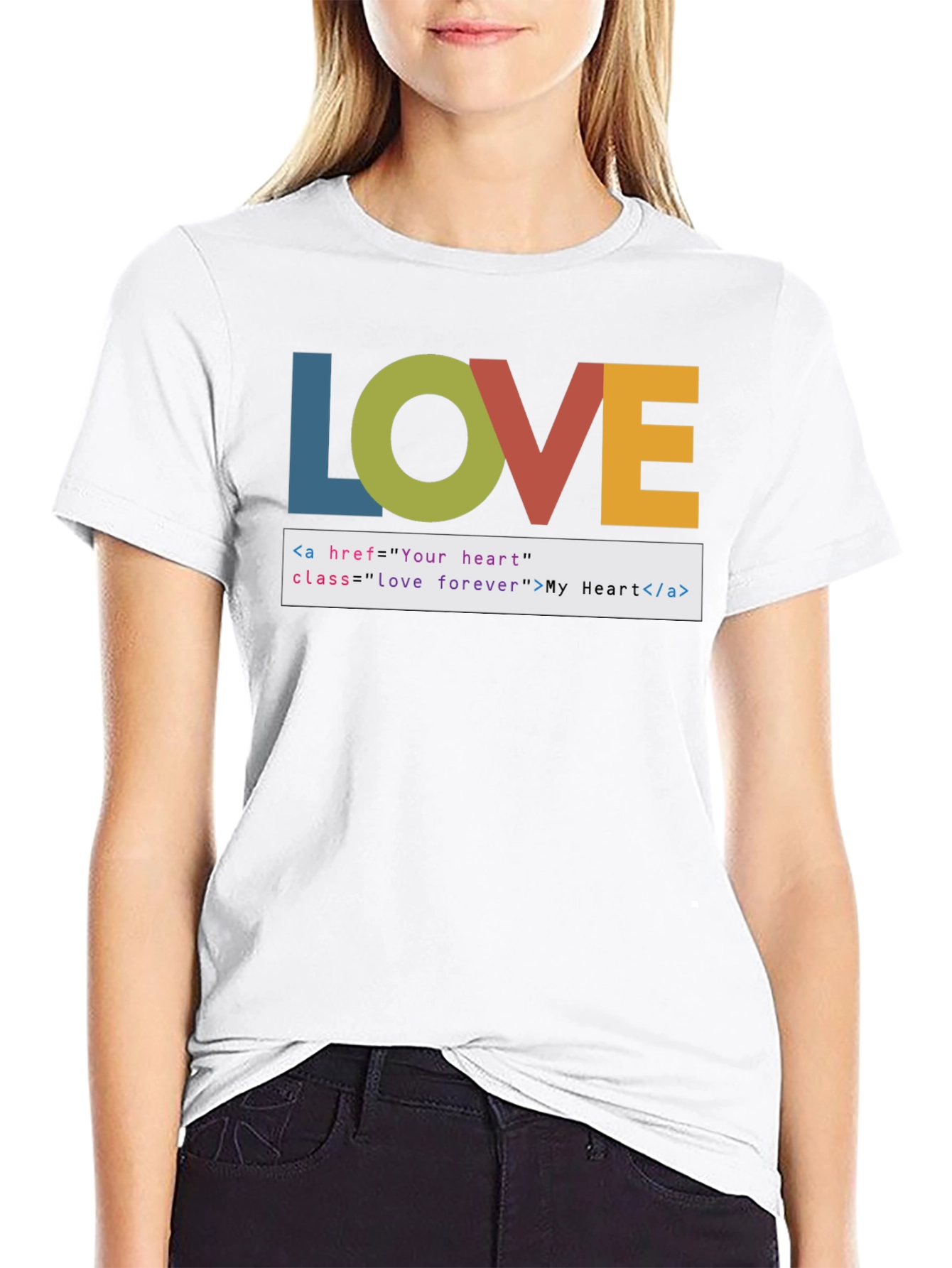 Coding Love T-Shirt - HTML Heart