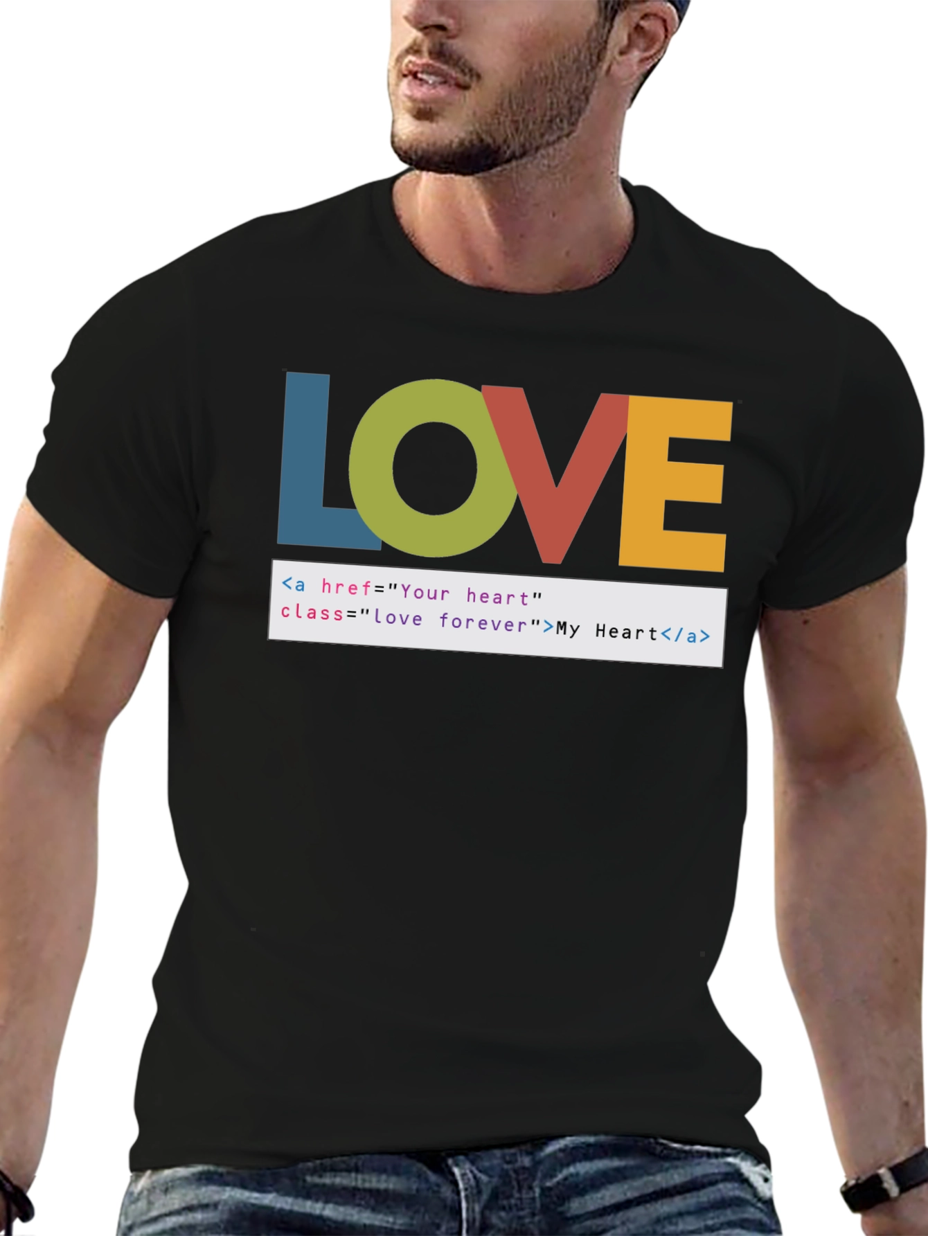 Coding Love T-Shirt - HTML Heart
