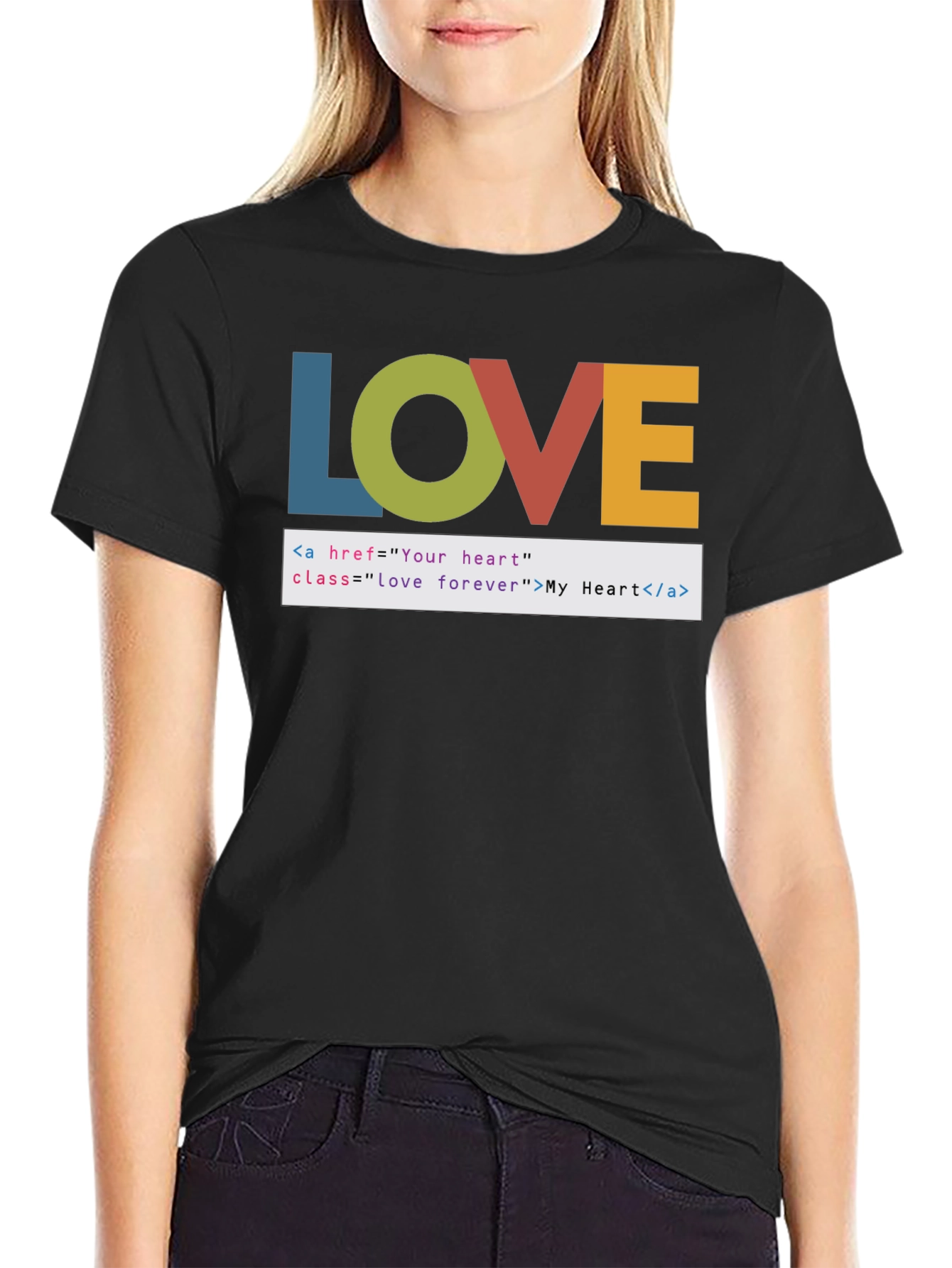 Coding Love T-Shirt - HTML Heart