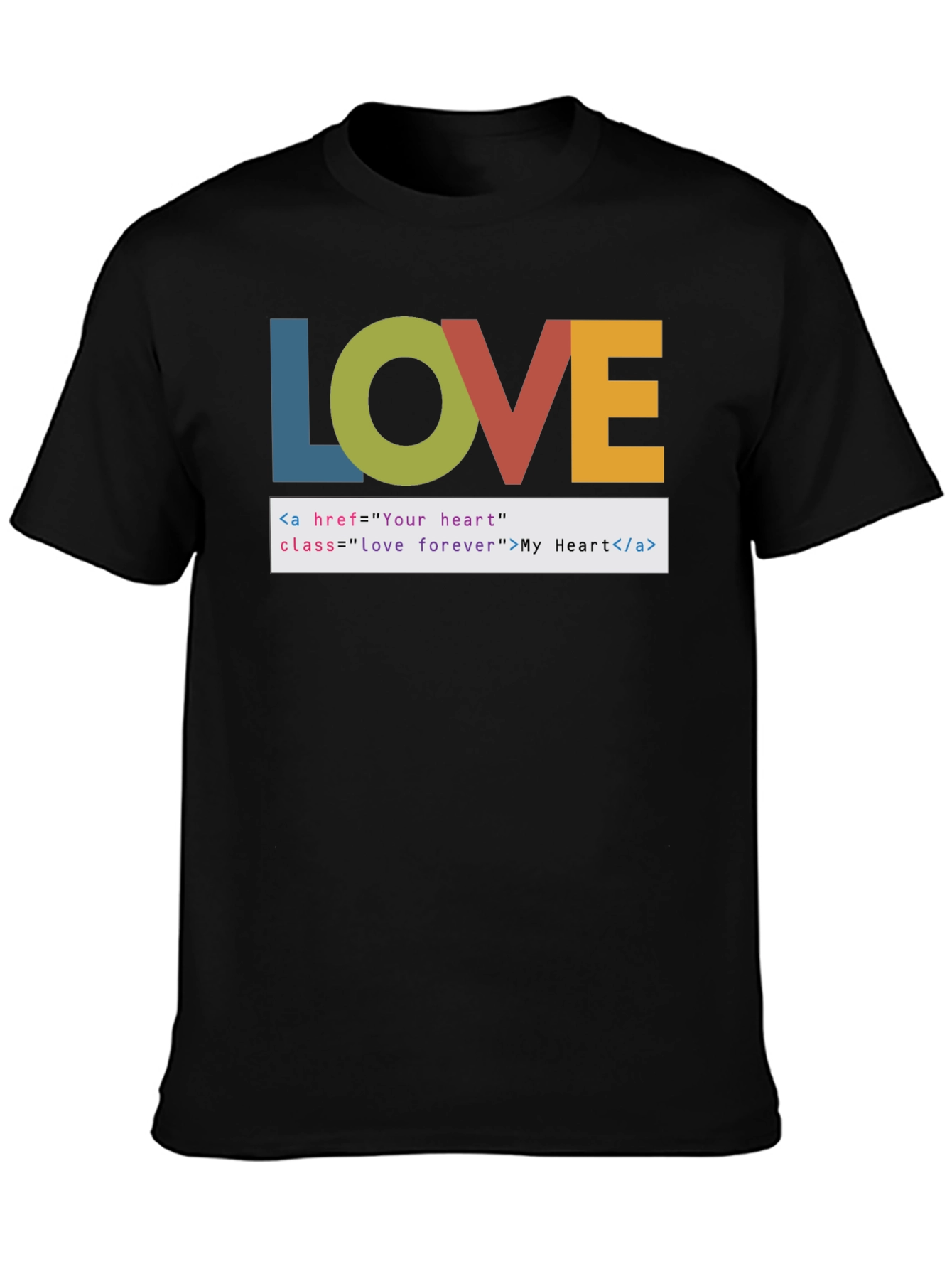 Coding Love T-Shirt - HTML Heart