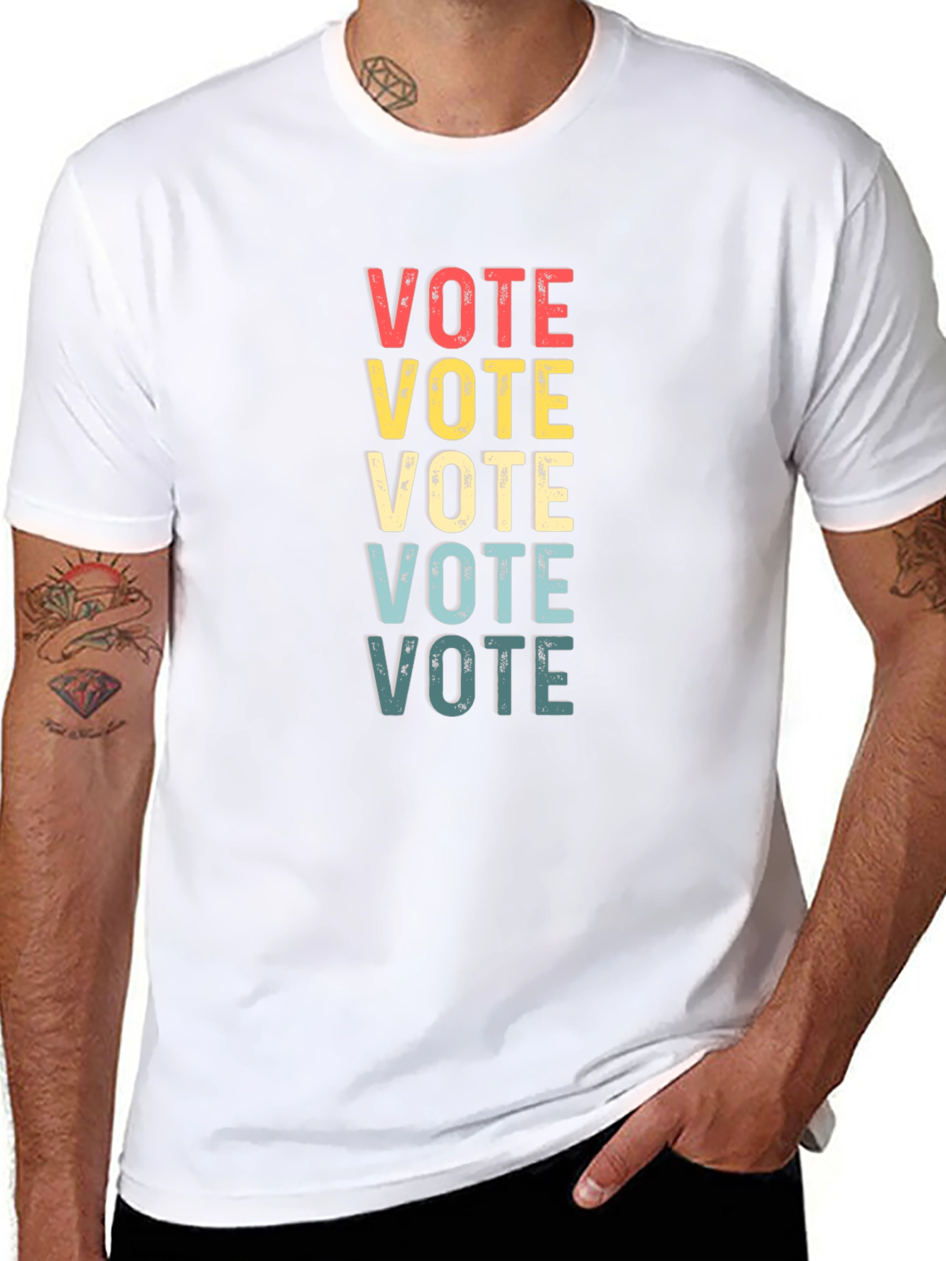 Vote Graphic Tee - Retro Election T-Shirt