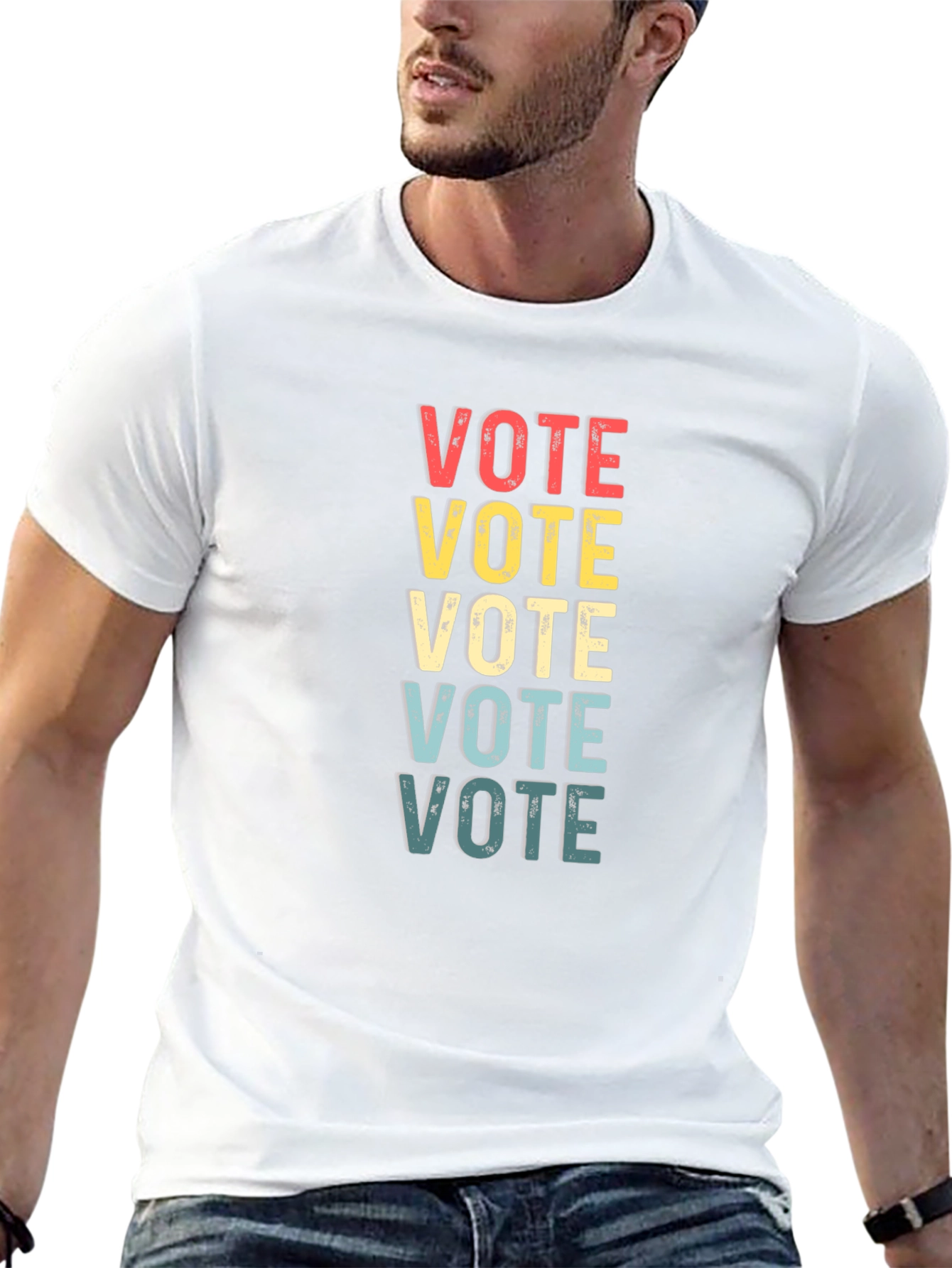 Vote Graphic Tee - Retro Election T-Shirt