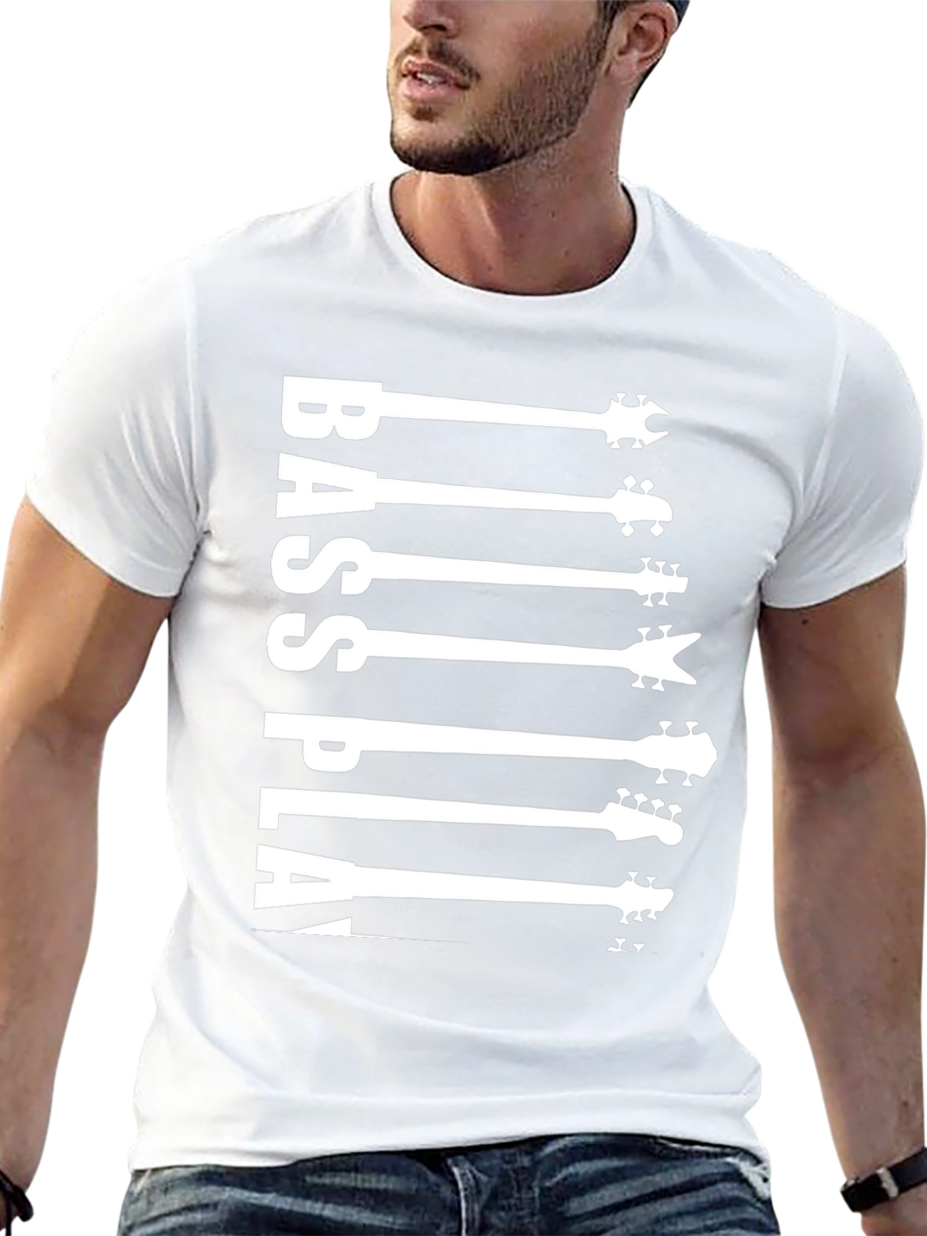 Bass Player Guitar Graphic T-Shirt
