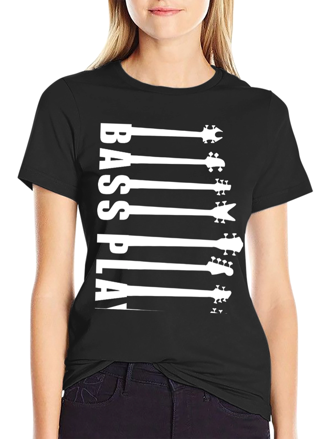 Bass Player Guitar Graphic T-Shirt