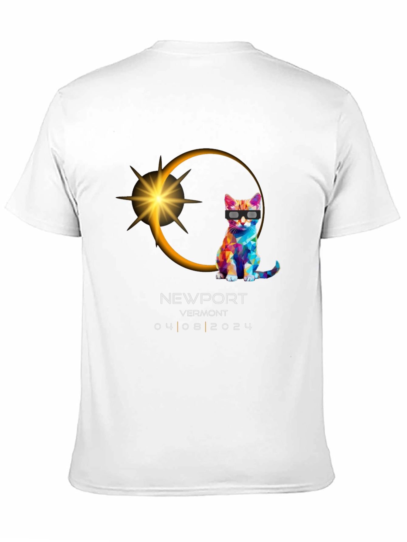 Newport Vermont 2024 Eclipse Cat T-Shirt