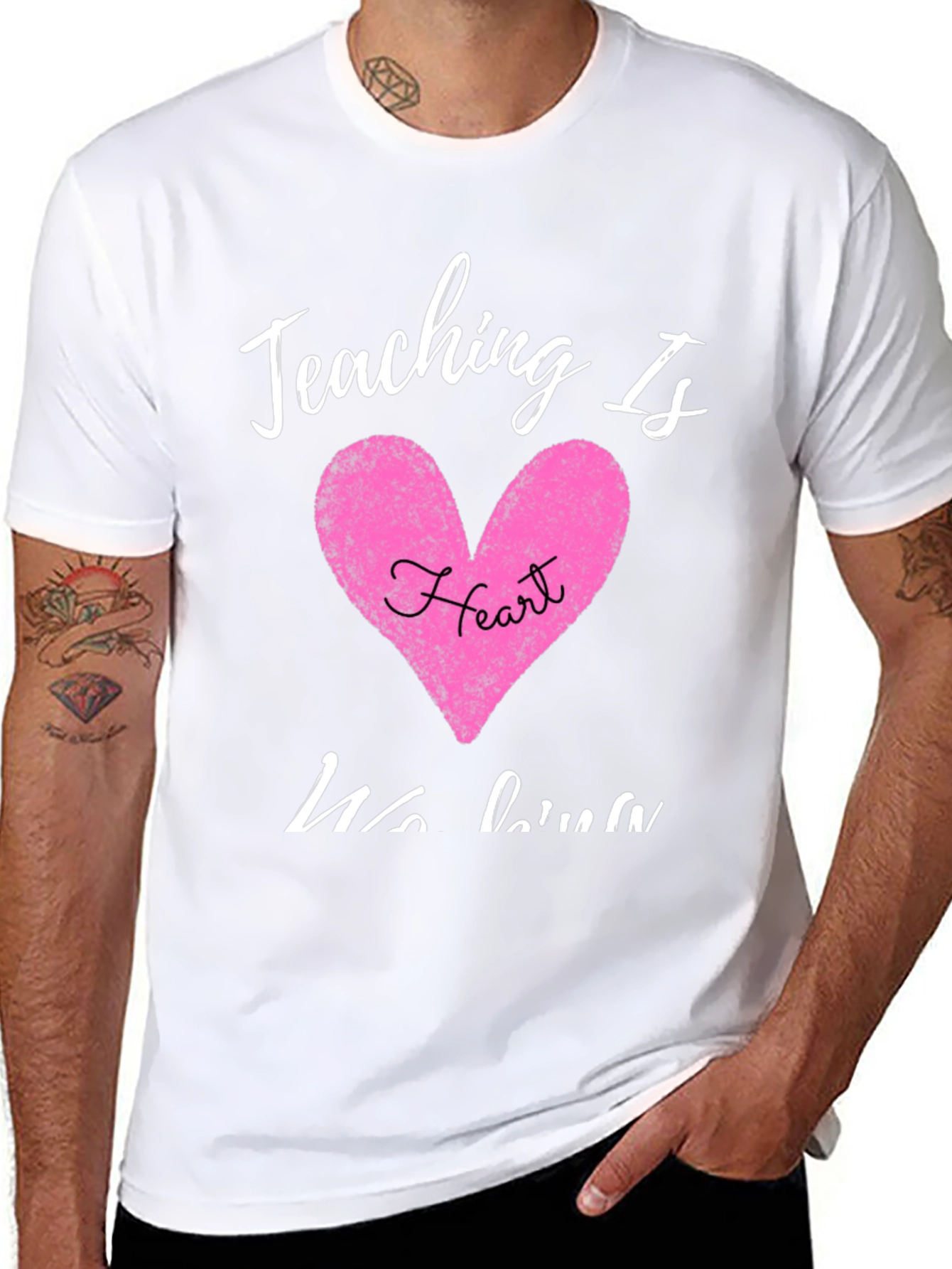 Teaching Is Heart T-Shirt Teacher Appreciation Gift