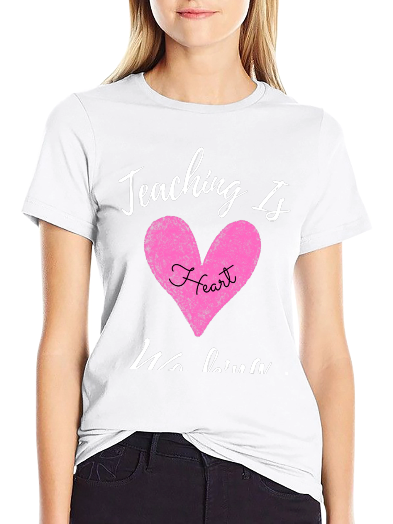 Teaching Is Heart T-Shirt Teacher Appreciation Gift