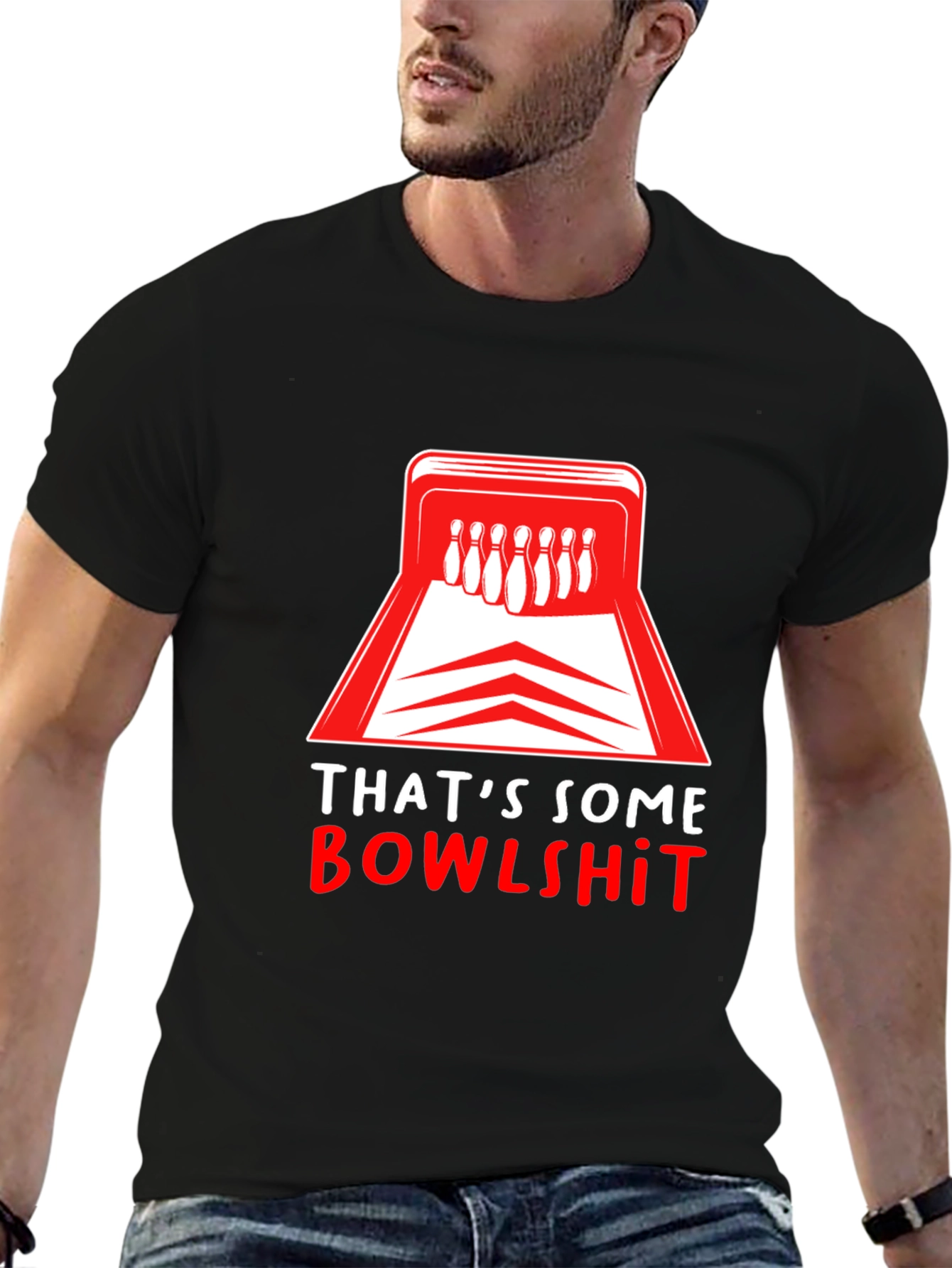 Thats Some Bowlshit Black T-Shirt