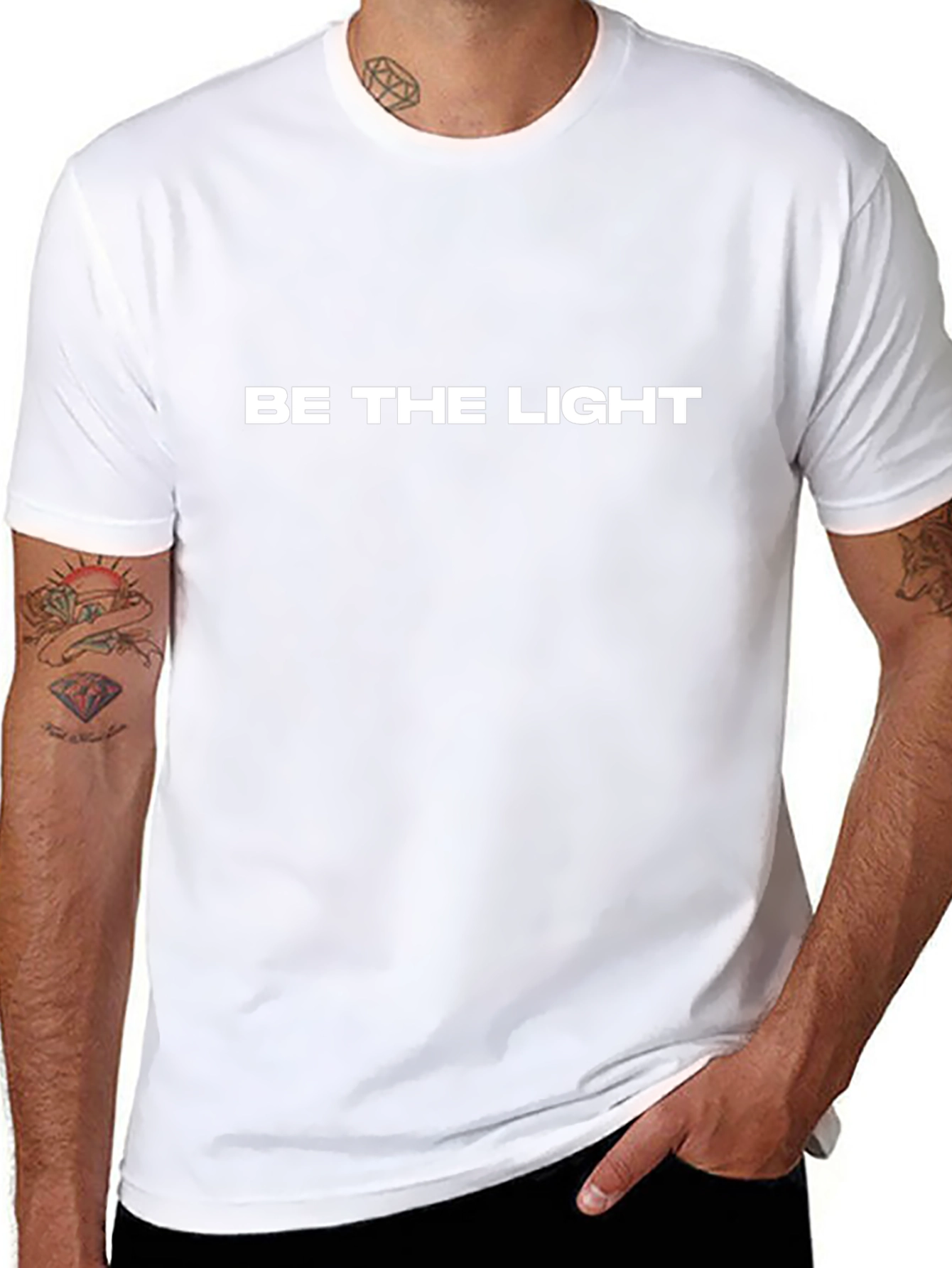 Be The Light Graphic Tee - Classic Black T-Shirt